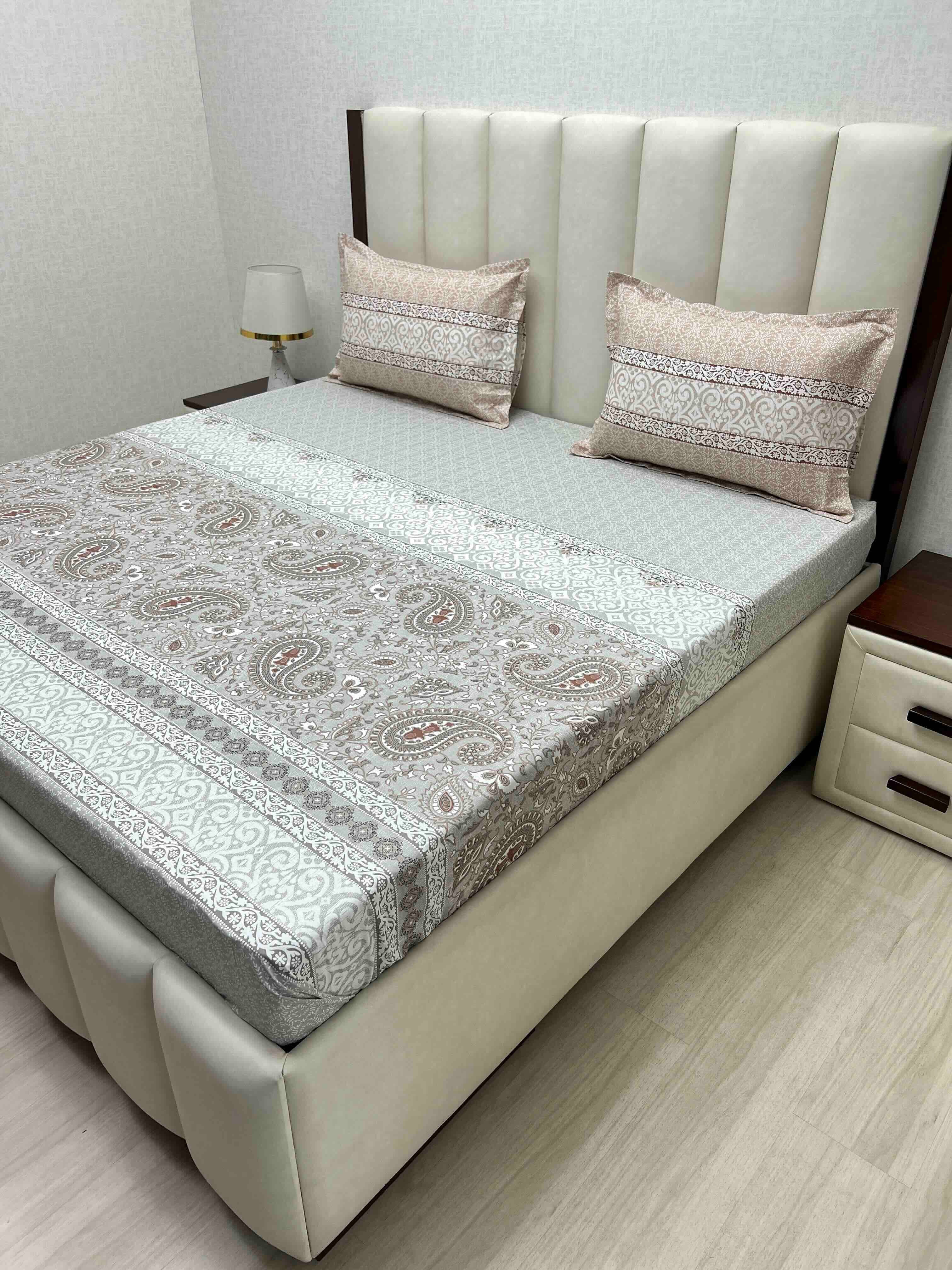 Pure Decor Pure Cotton King Size Double Bedsheet