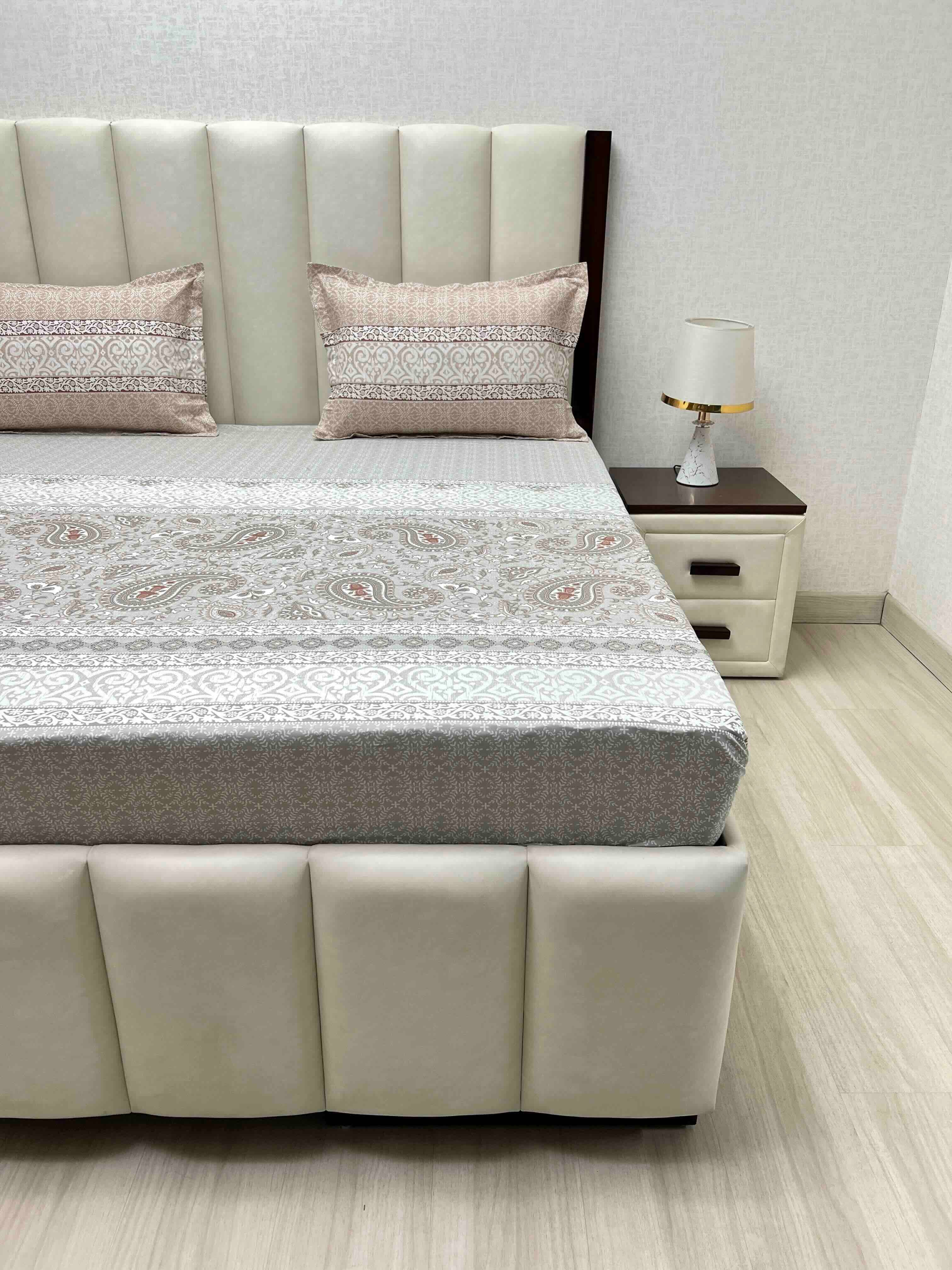 Pure Decor Pure Cotton King Size Double Bedsheet