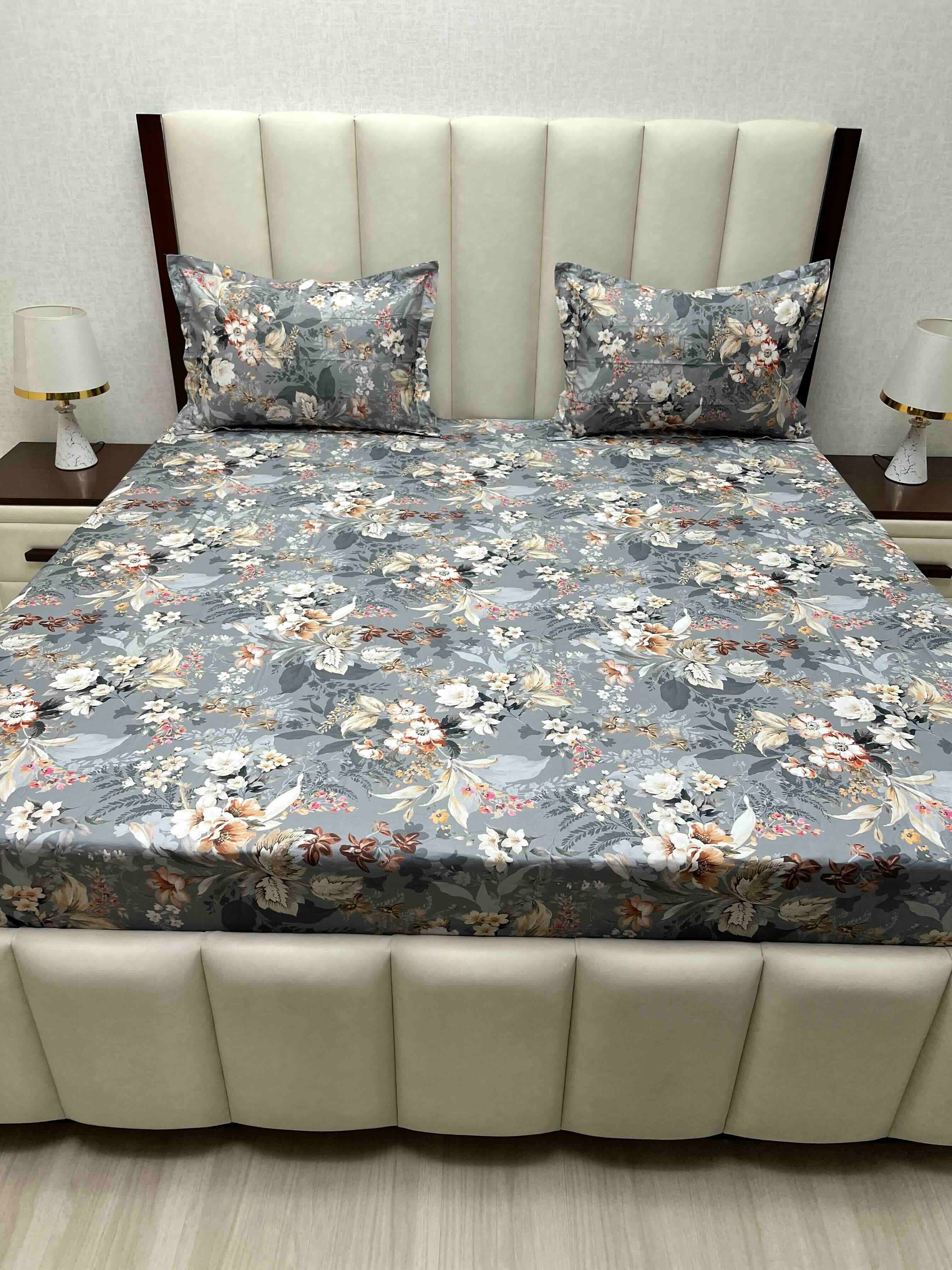 Pure Decor Pure Cotton Super King Size Double Bedsheet