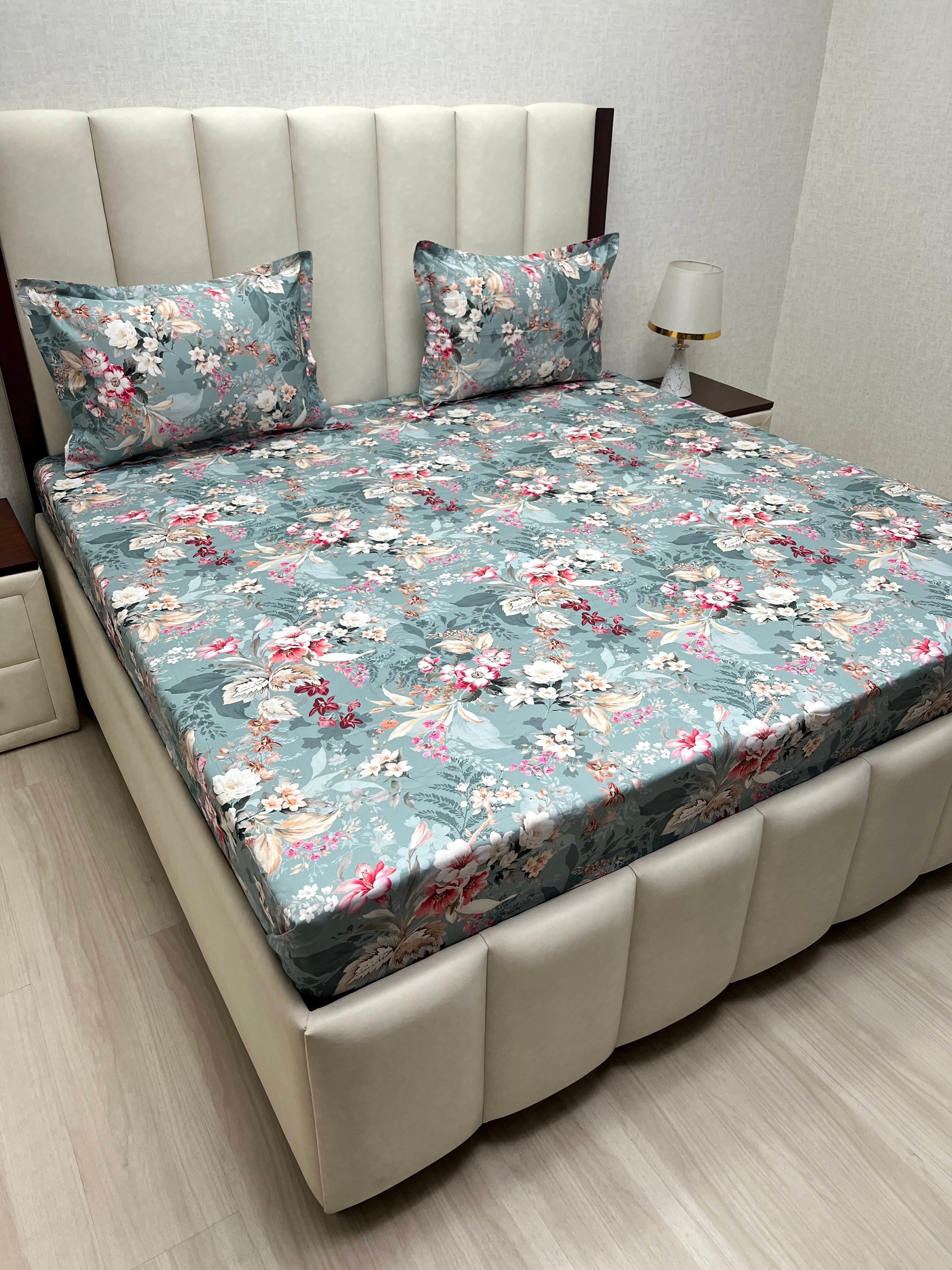 Pure Decor Pure Cotton Super King Size Double Bedsheet