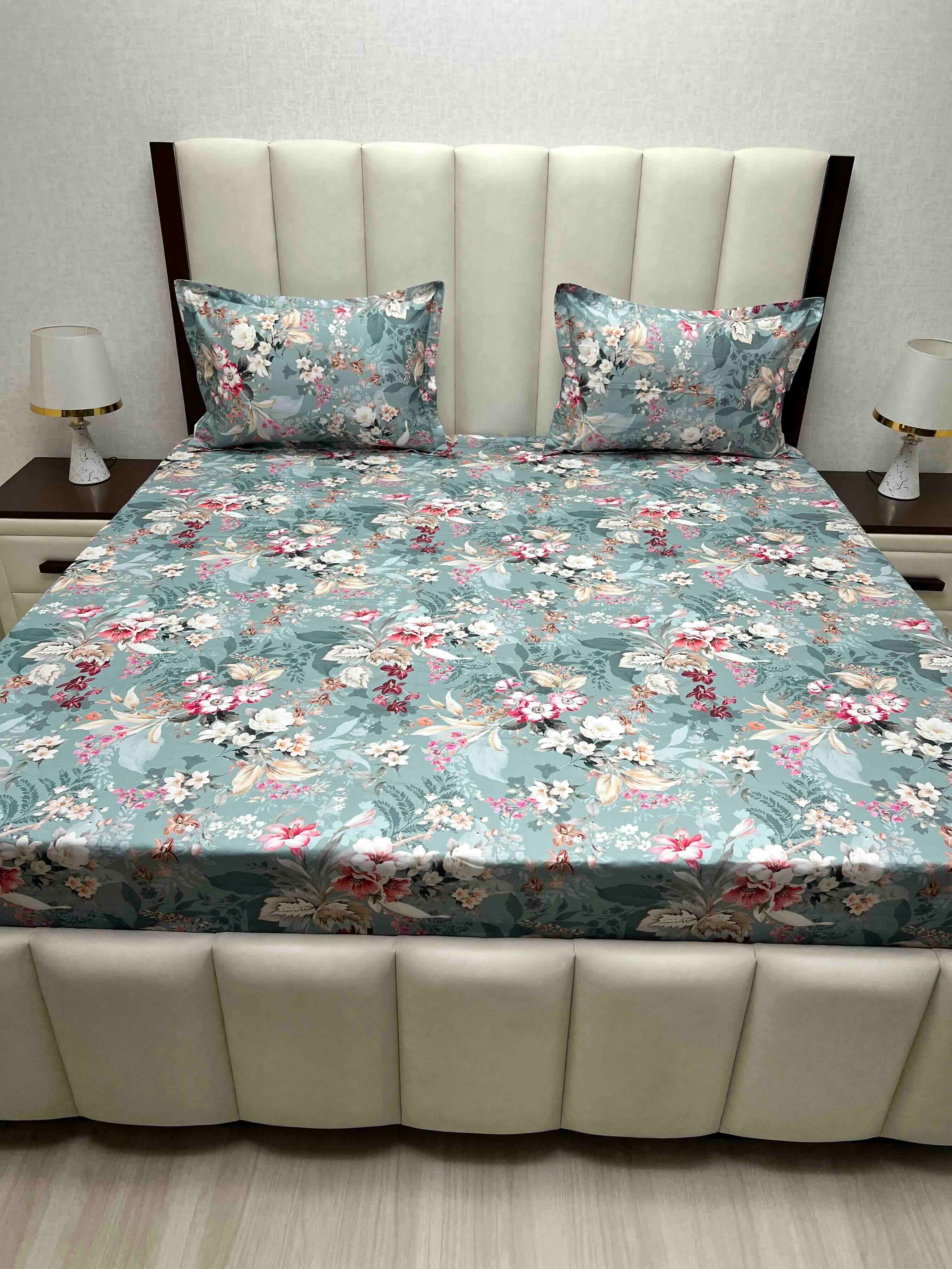 Pure Decor Pure Cotton Super King Size Double Bedsheet