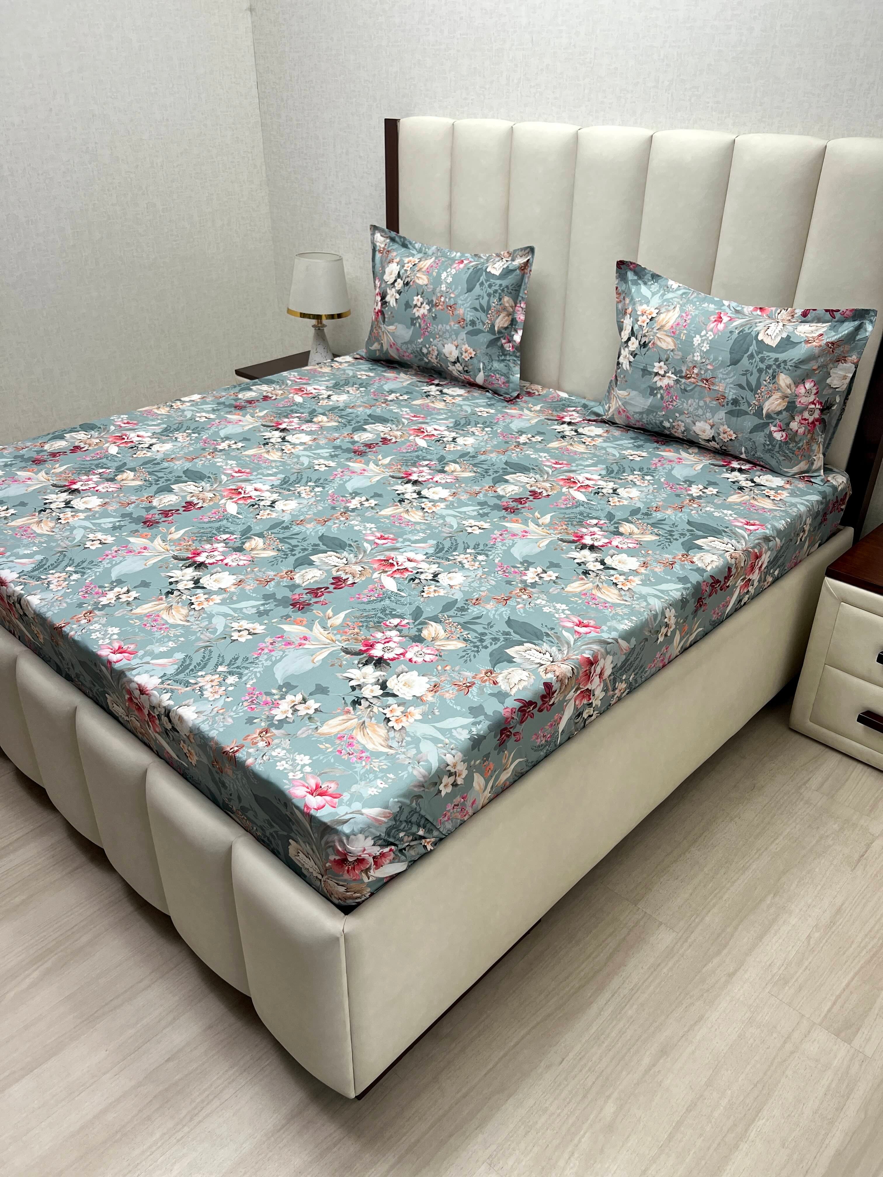 Pure Decor Pure Cotton Super King Size Double Bedsheet