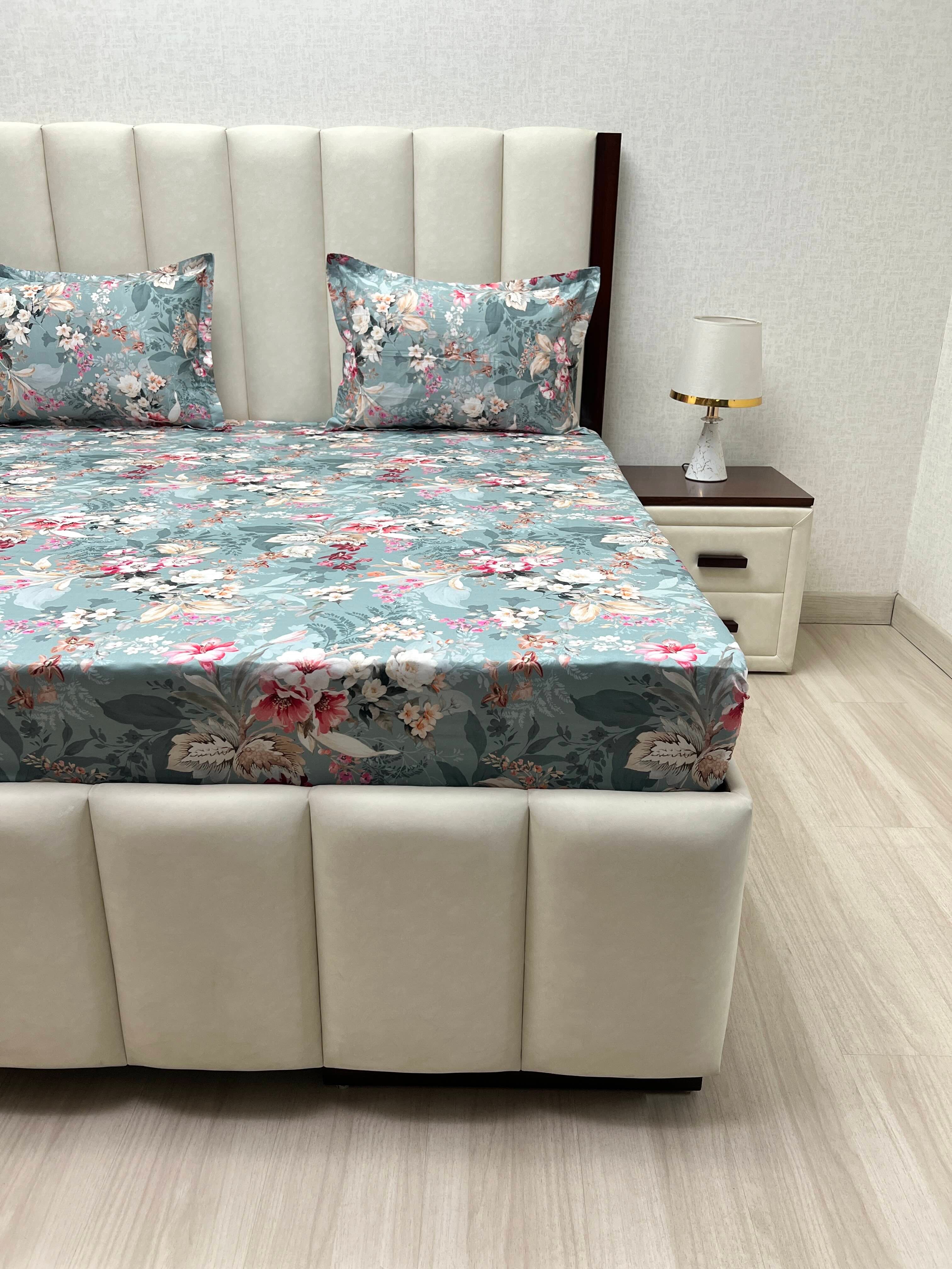 Pure Decor Pure Cotton Super King Size Double Bedsheet