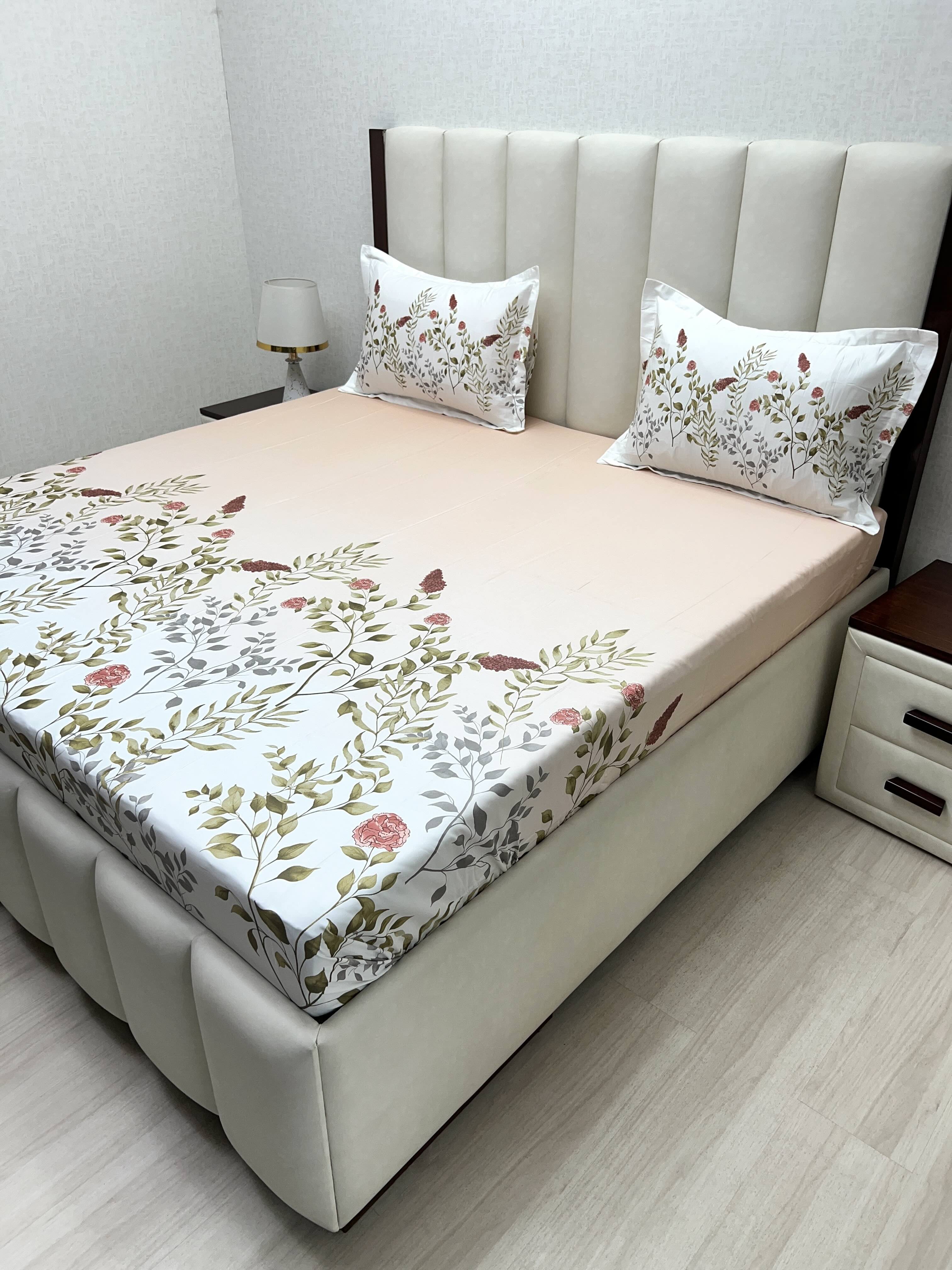 Pure Decor Pure Cotton King Size Double Bedsheet