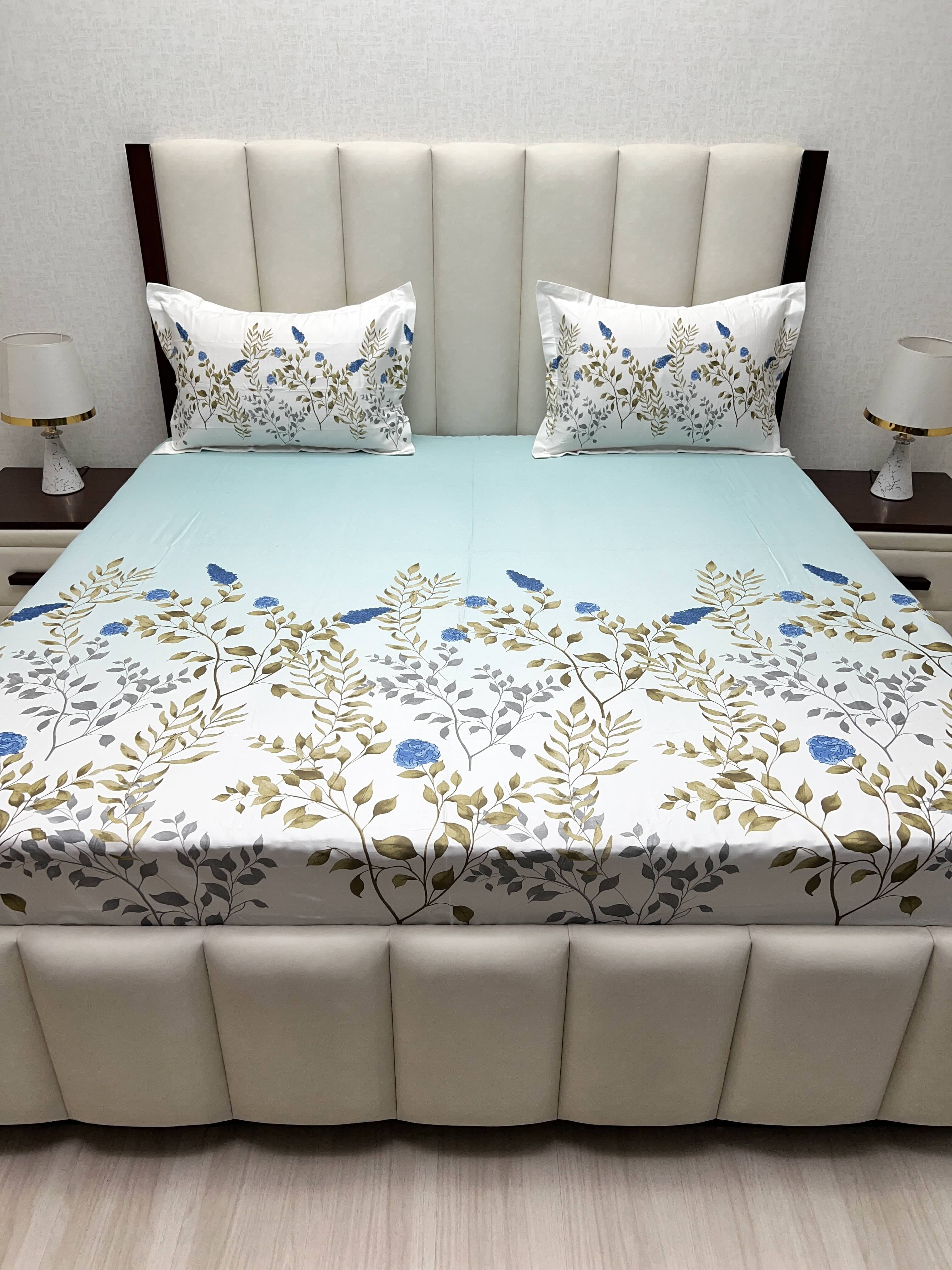 Pure Decor Pure Cotton King Size Double Bedsheet