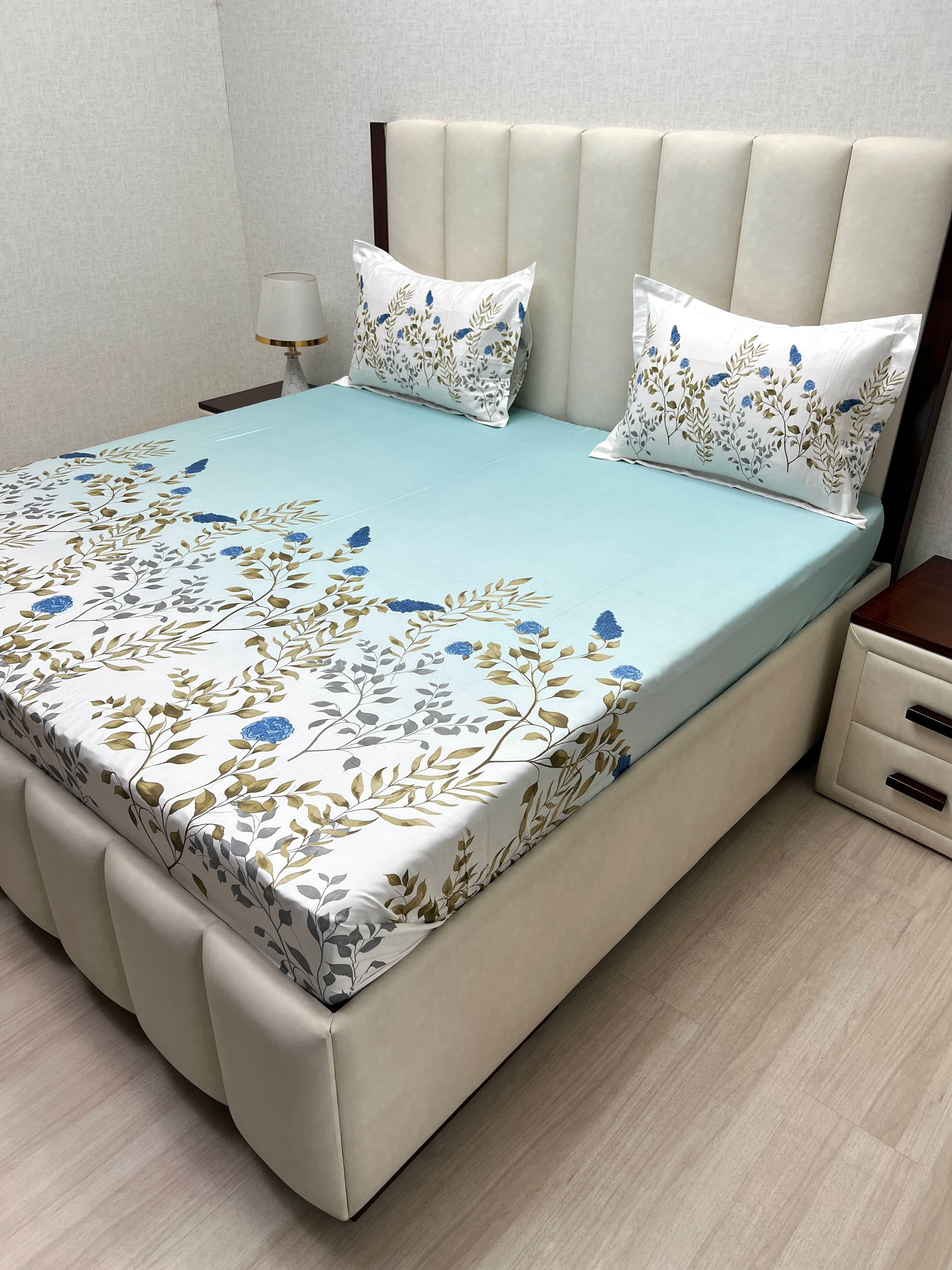 Pure Decor Pure Cotton King Size Double Bedsheet