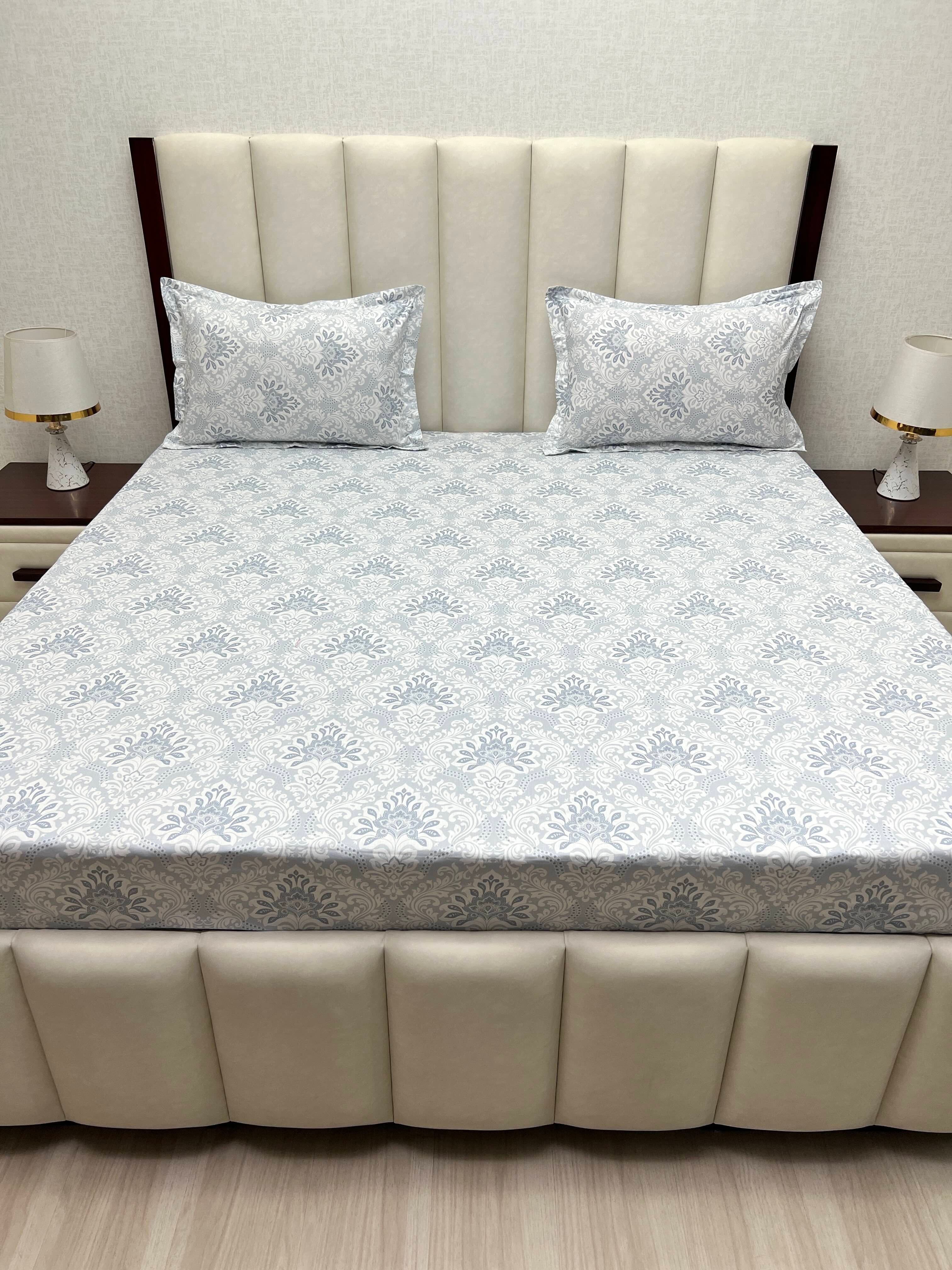 Pure Decor Pure Cotton King Size Double Bedsheet