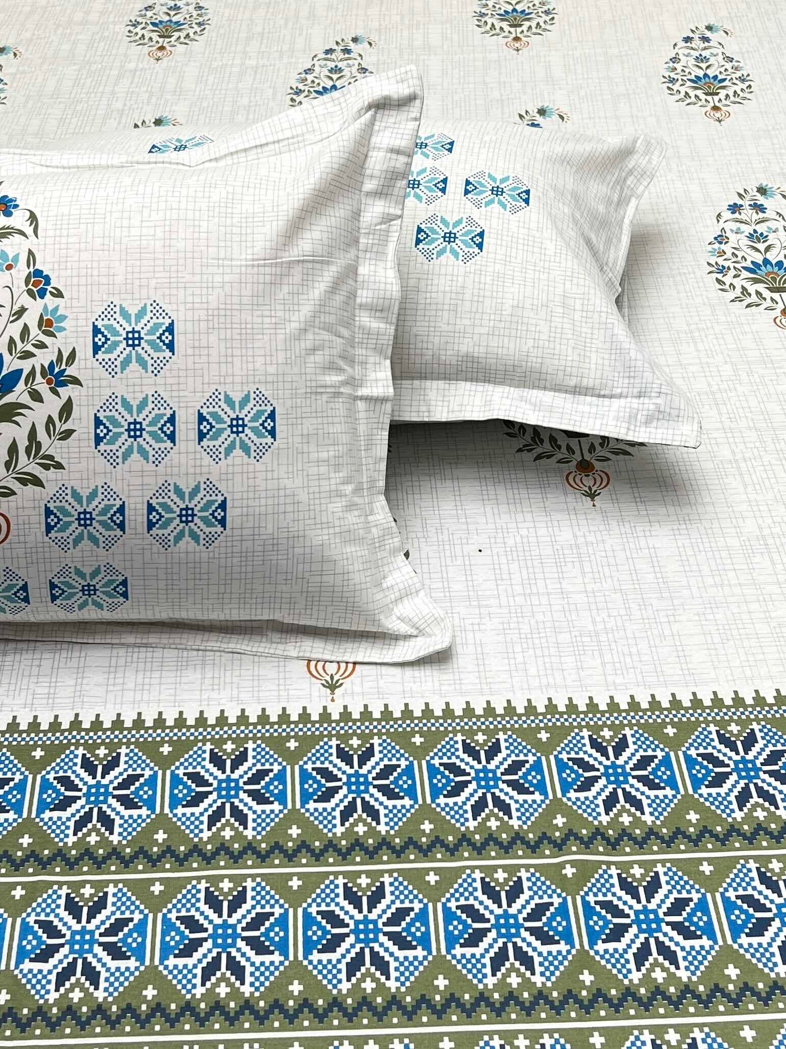 Pure Decor Pure Cotton King Size Double Bedsheet
