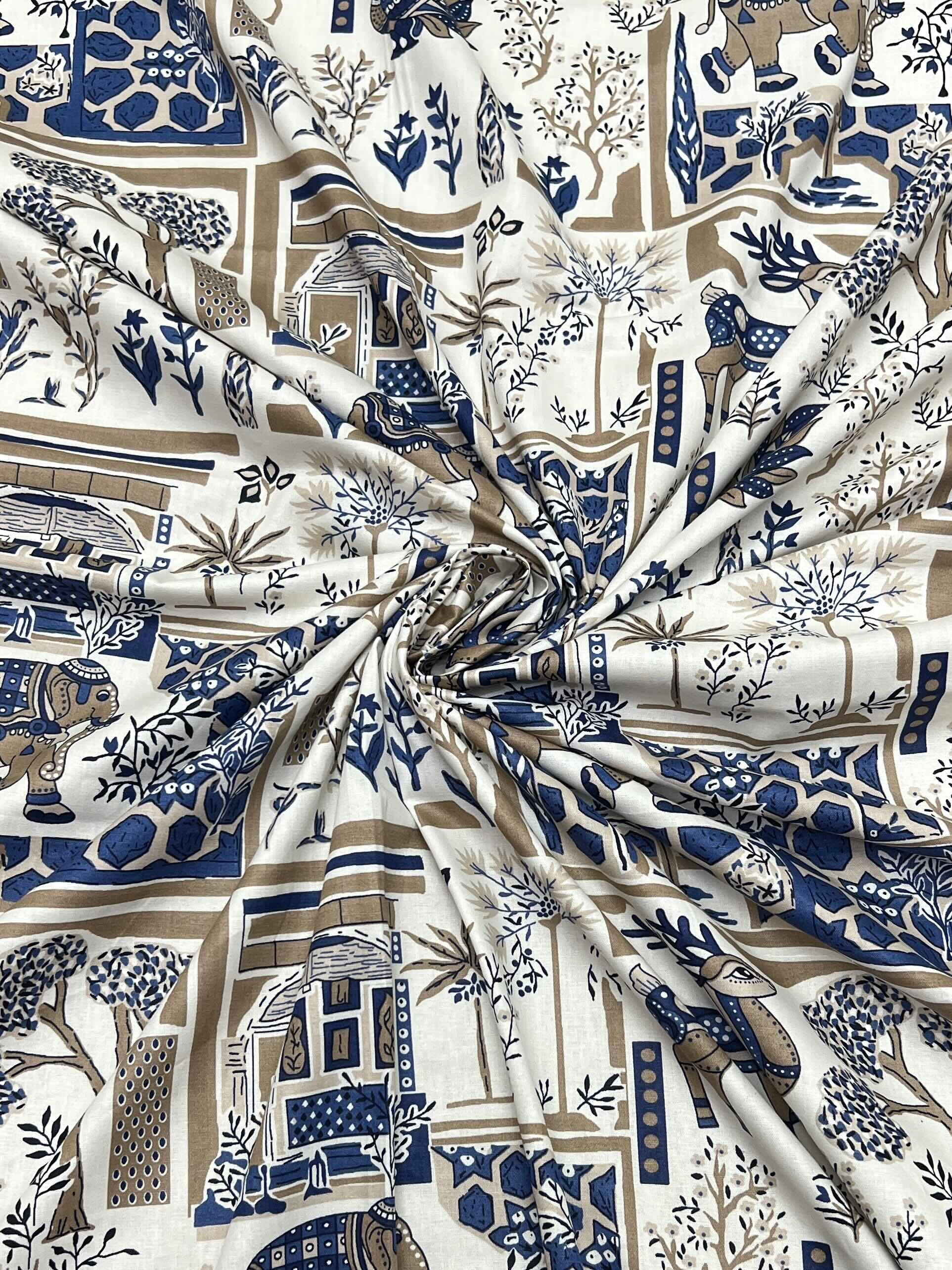 Pure Decor Pure Cotton Queen Size Double Bedsheet