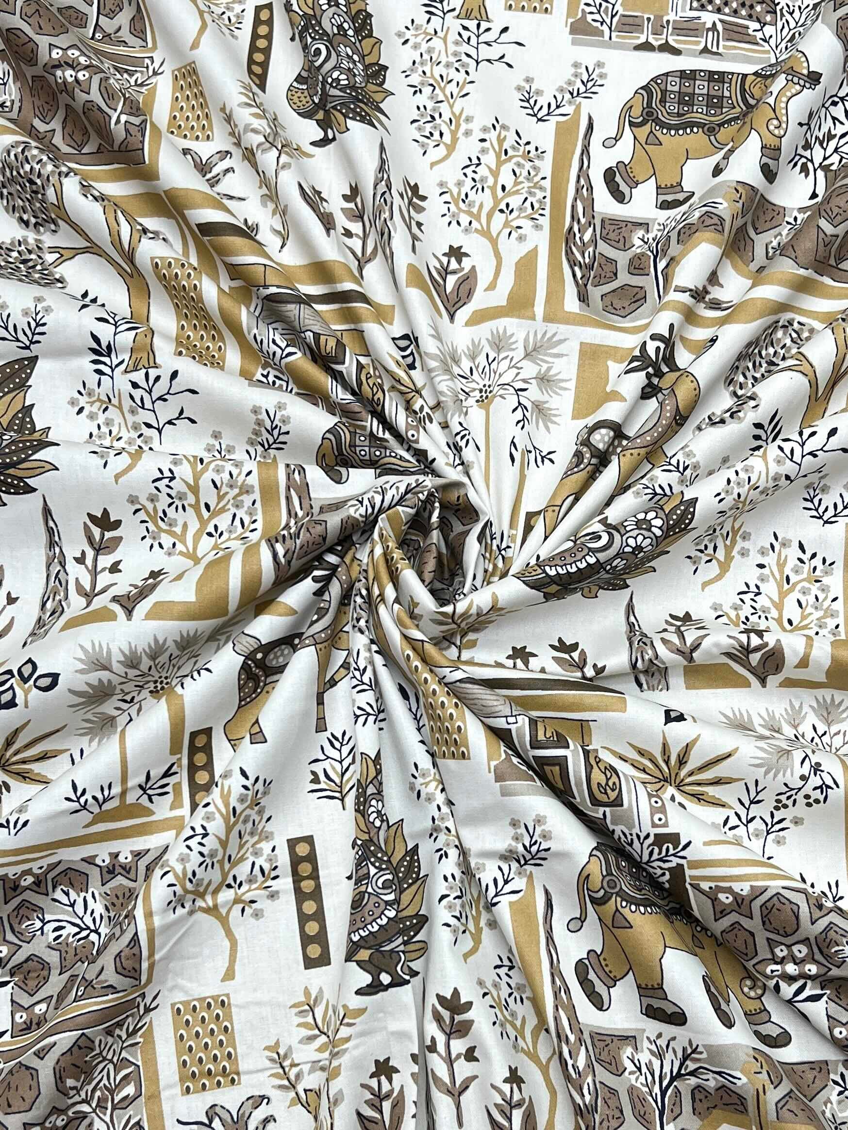 Pure Decor Pure Cotton Queen Size Double Bedsheet
