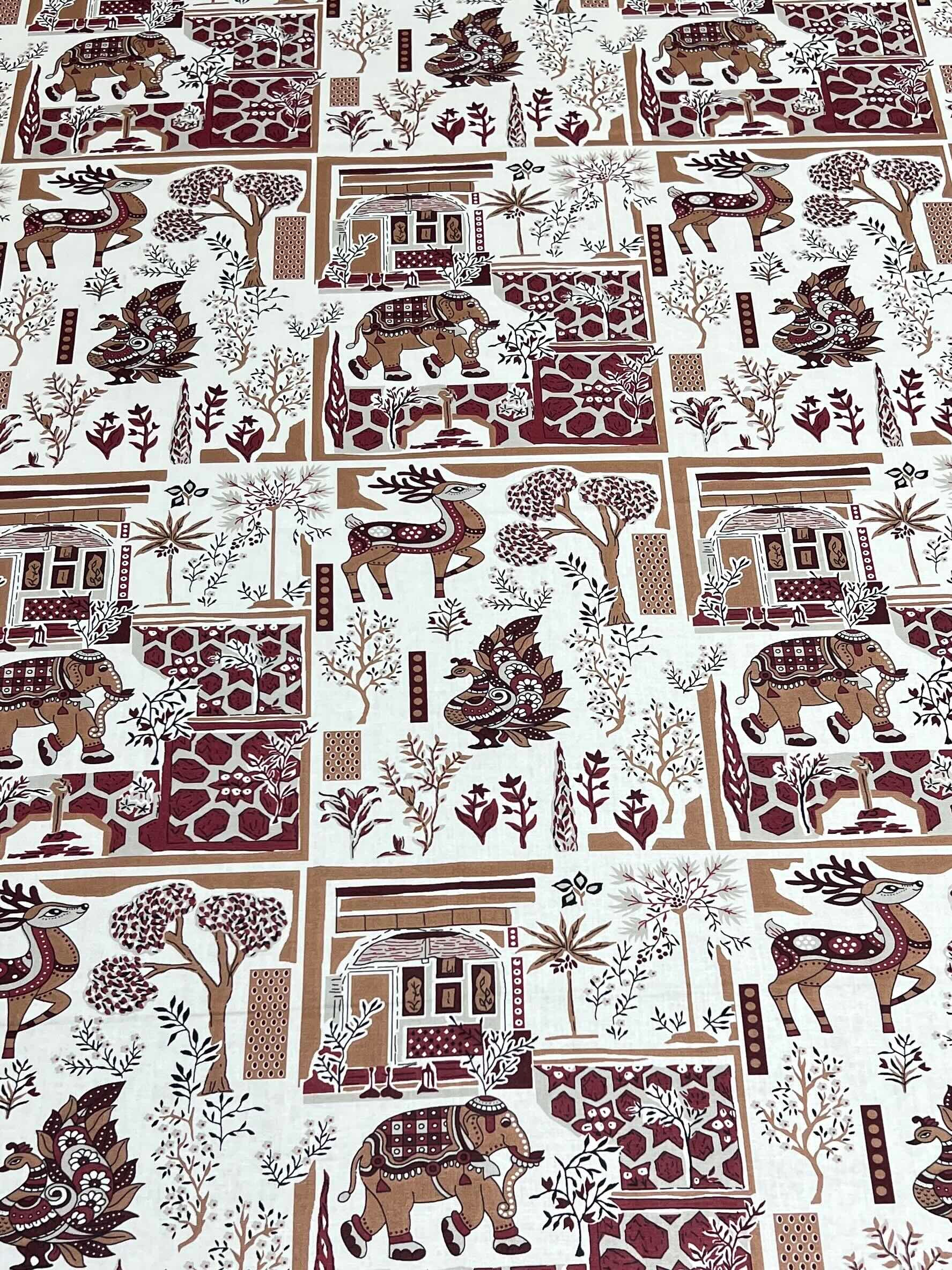 Pure Decor Pure Cotton Queen Size Double Bedsheet