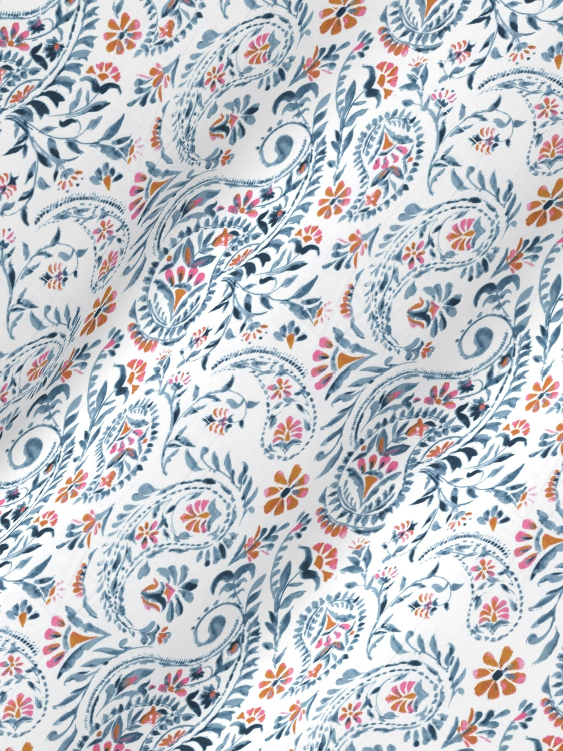 A-5047 - Pure Cotton 180 TC King Size Double Bedsheet (254X274) with Two Pillow Covers (43X69)