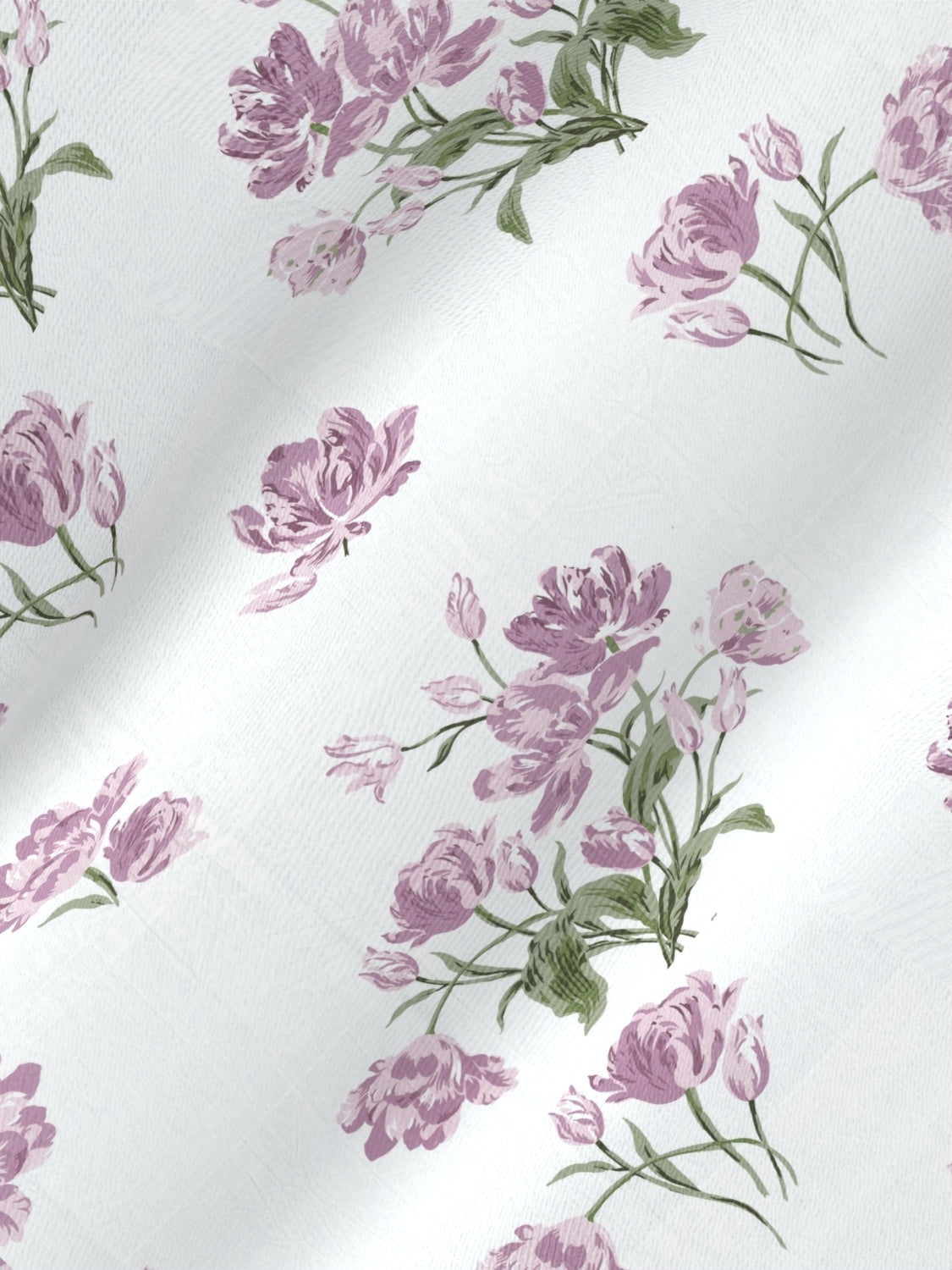 A-5050 - Pure Cotton 180 TC King Size Fitted Bedsheet (183X193) with Two Pillow Covers (43X69)