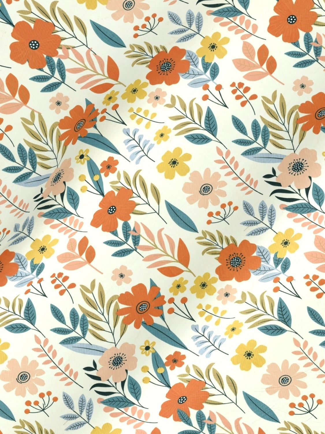 A-5055 - Poly Cotton 130 GSM King Size Fitted Bedsheet (183X198) with Two Pillow Covers (43X69)