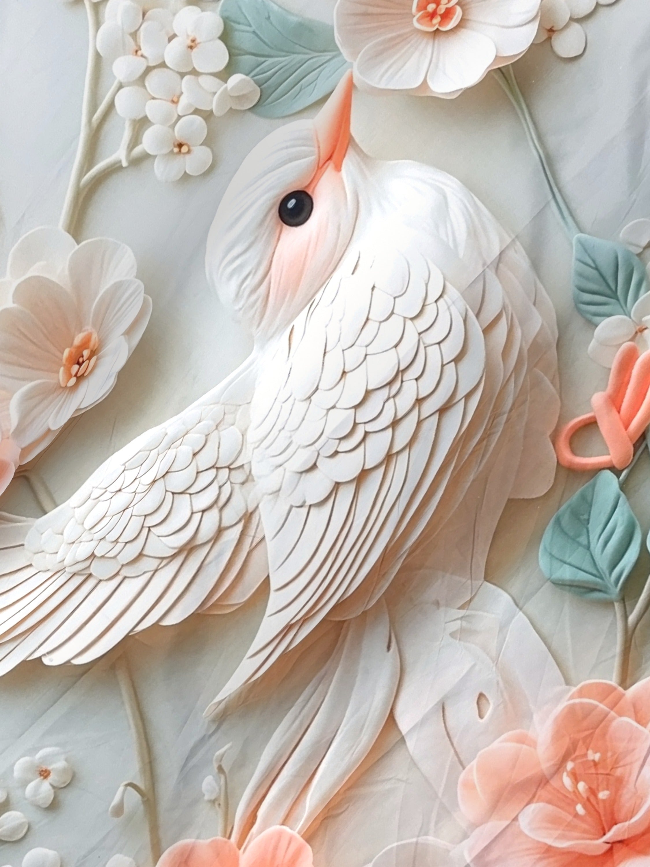 A-5062 - Poly Cotton 130 GSM Queen Size Digital Print Double Bedsheet (228X254) with Two Pillow Covers (43X69)