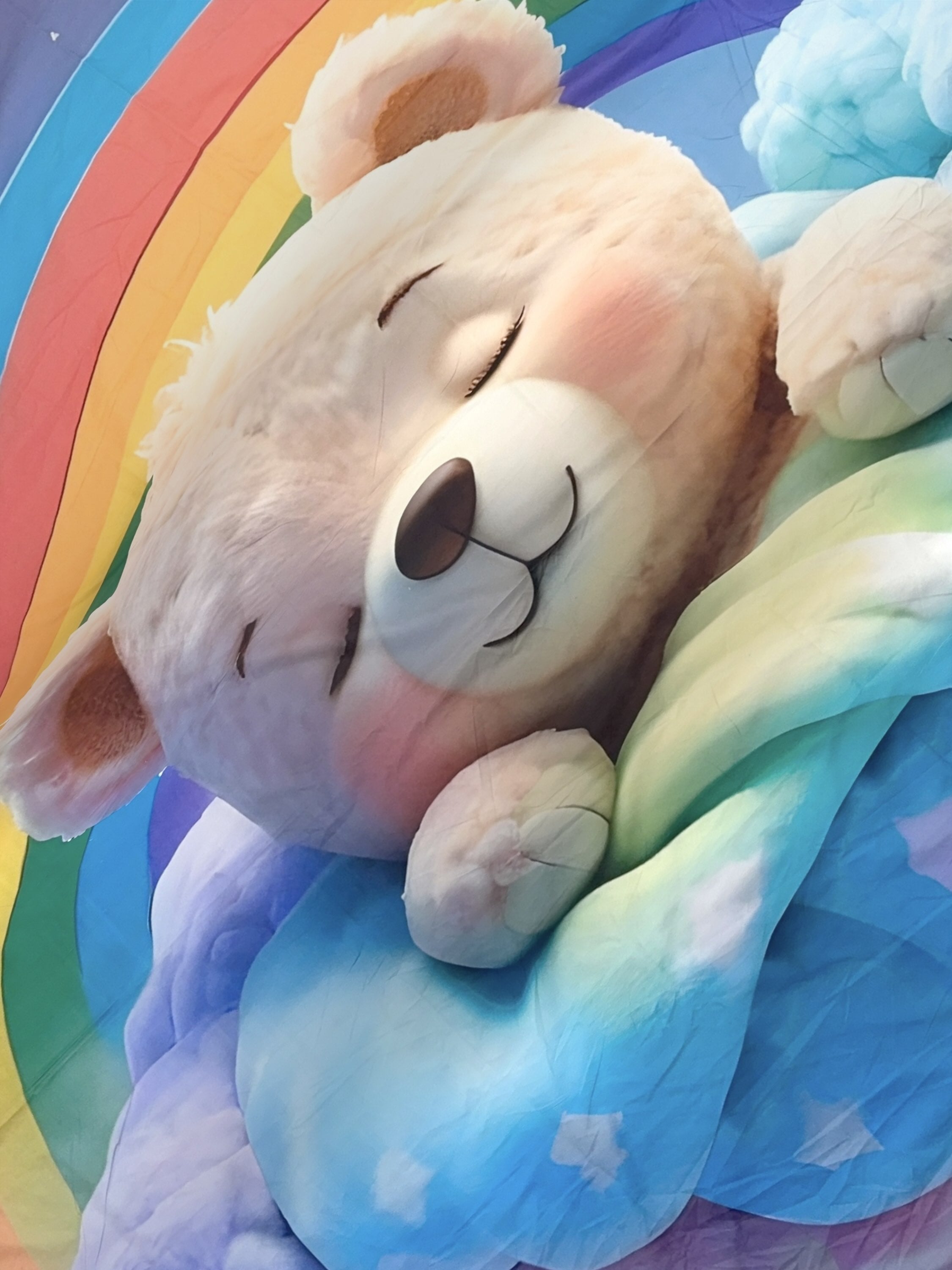 A-5065 - Poly Cotton 130 GSM Queen Size Digital Print Double Bedsheet (228X254) with Two Pillow Covers (43X69)