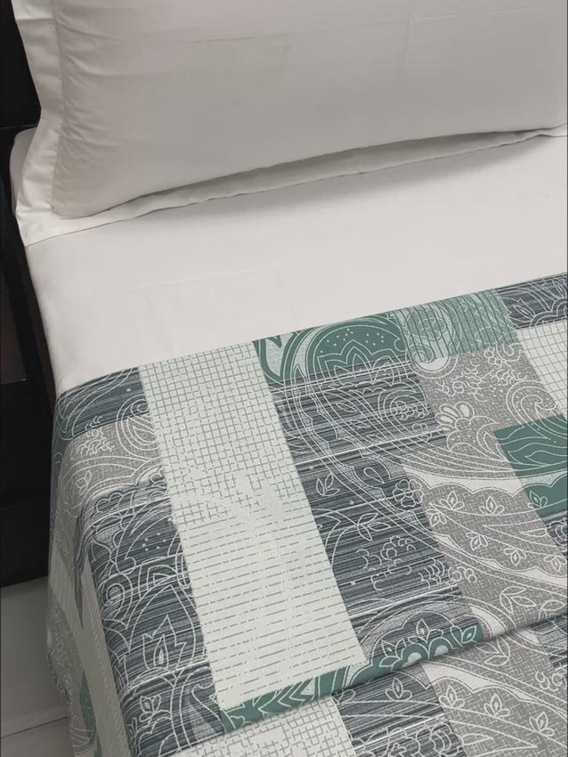 Pure Decor Pure Cotton Super King Size Duvet Cover with Zipper