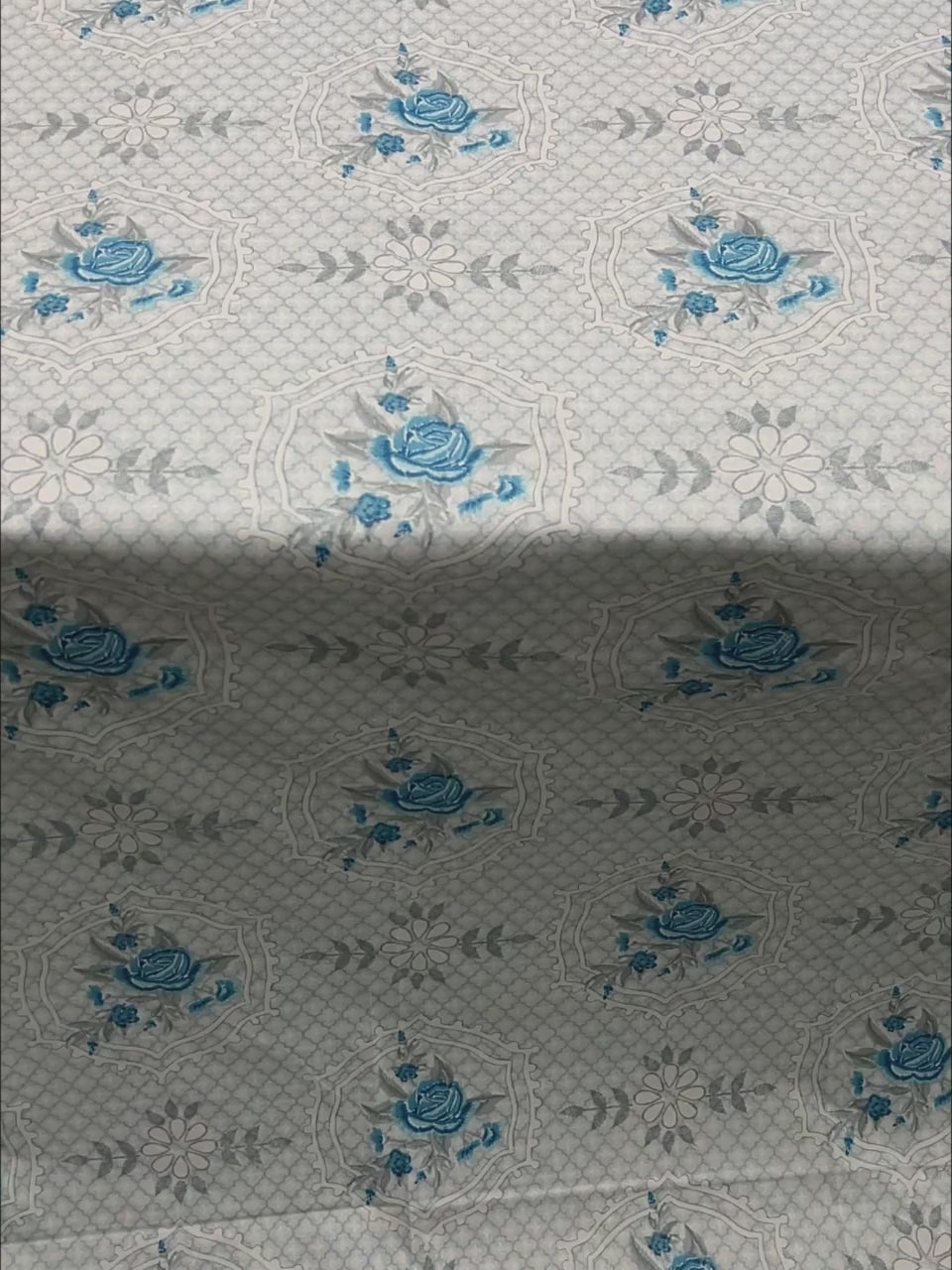 A-4553 Pure Cotton 180 TC King Size Double Bedsheet (274X274) with Two Pillow Covers (50X76)