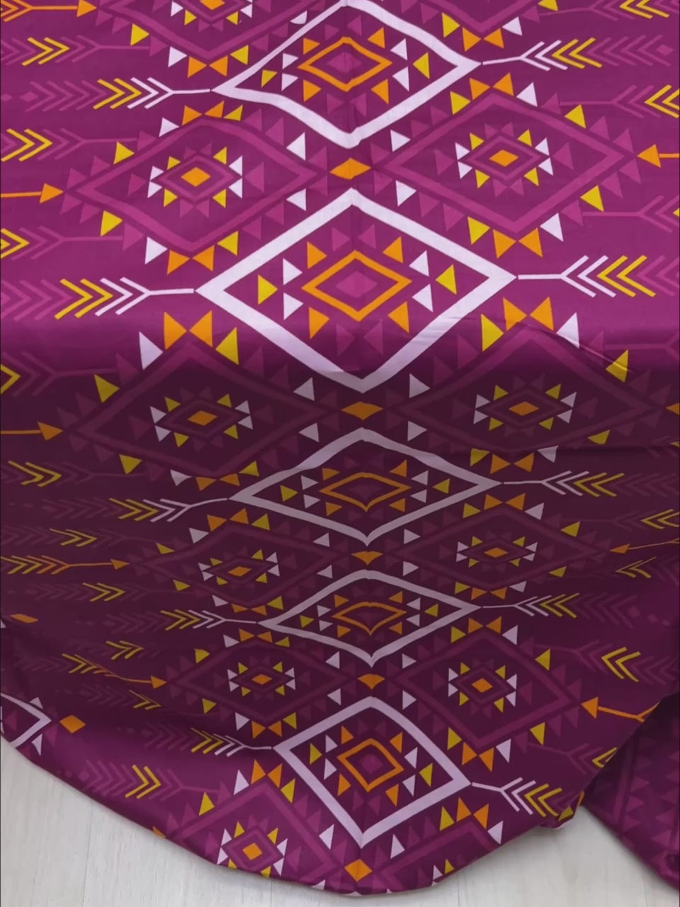 A-4884 - Pure Cotton 180 TC Single Bedsheet (173X236) with Two Pillow Covers (43X69)