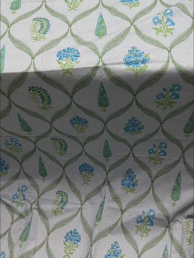Pure Decor Pure Cotton Queen Size Double Bedsheet