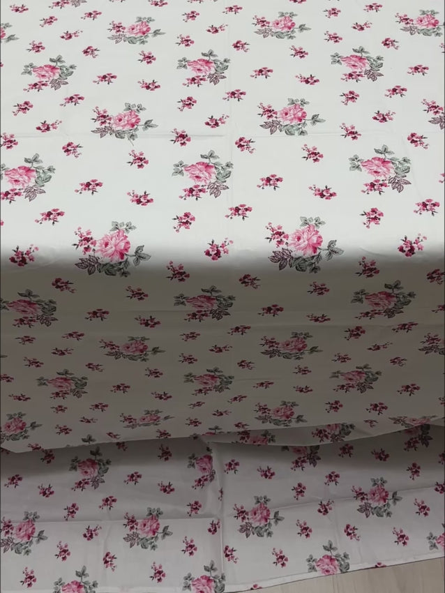 Pure Decor Pure Cotton Queen Size Double Bedsheet