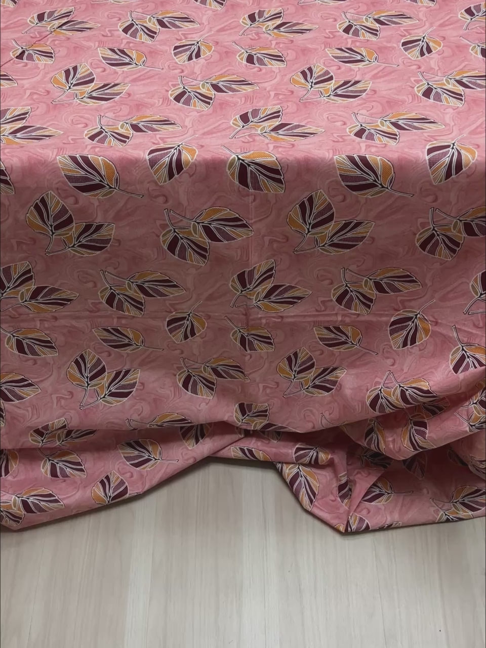 A-4696 - Pure Cotton 180 TC Single Bedsheet (173X236) with Two Pillow Covers (43X69)