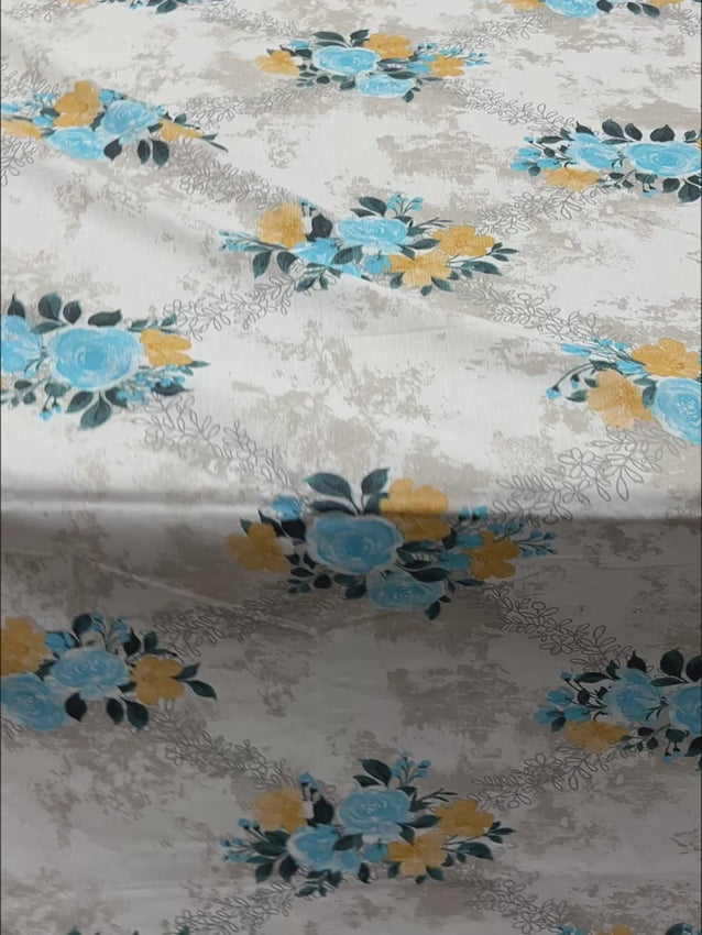 Pure Decor Pure Cotton Queen Size Double Bedsheet