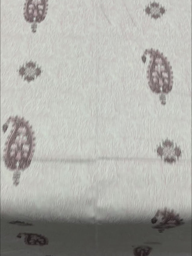 Pure Decor Pure Cotton Queen Size Double Bedsheet