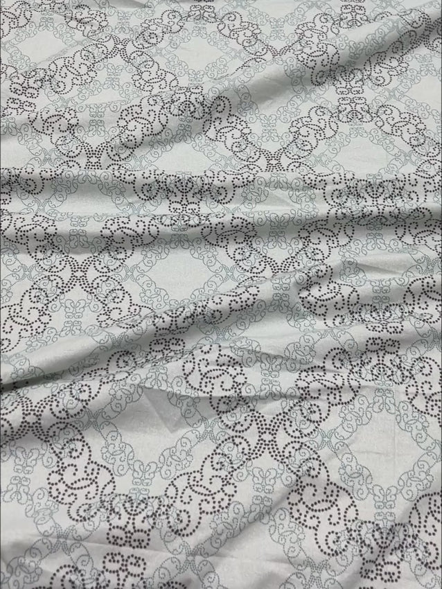Pure Decor Pure Cotton King Size Fitted Bedsheet