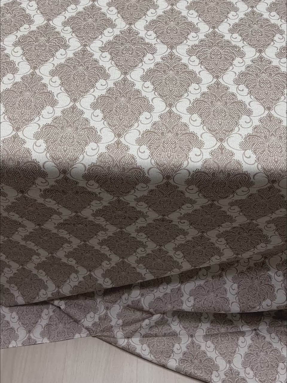 A-4842 - Pure Cotton 250 TC Queen Size Double Bedsheet (228X254) with Two Pillow Covers (43X68)