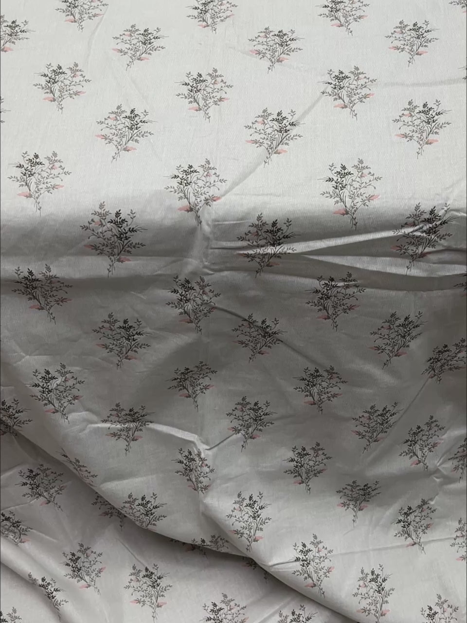 A-4933 - Pure Cotton Single Size 180 TC Reversible Single Bed dohar / Blanket / AC Comforter with Warm Cotton Sheet Layer Inside (152X228)