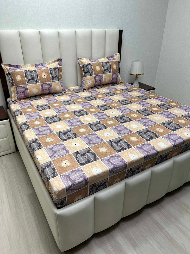 Pure Decor Pure Cotton Queen Size Double Bedsheet