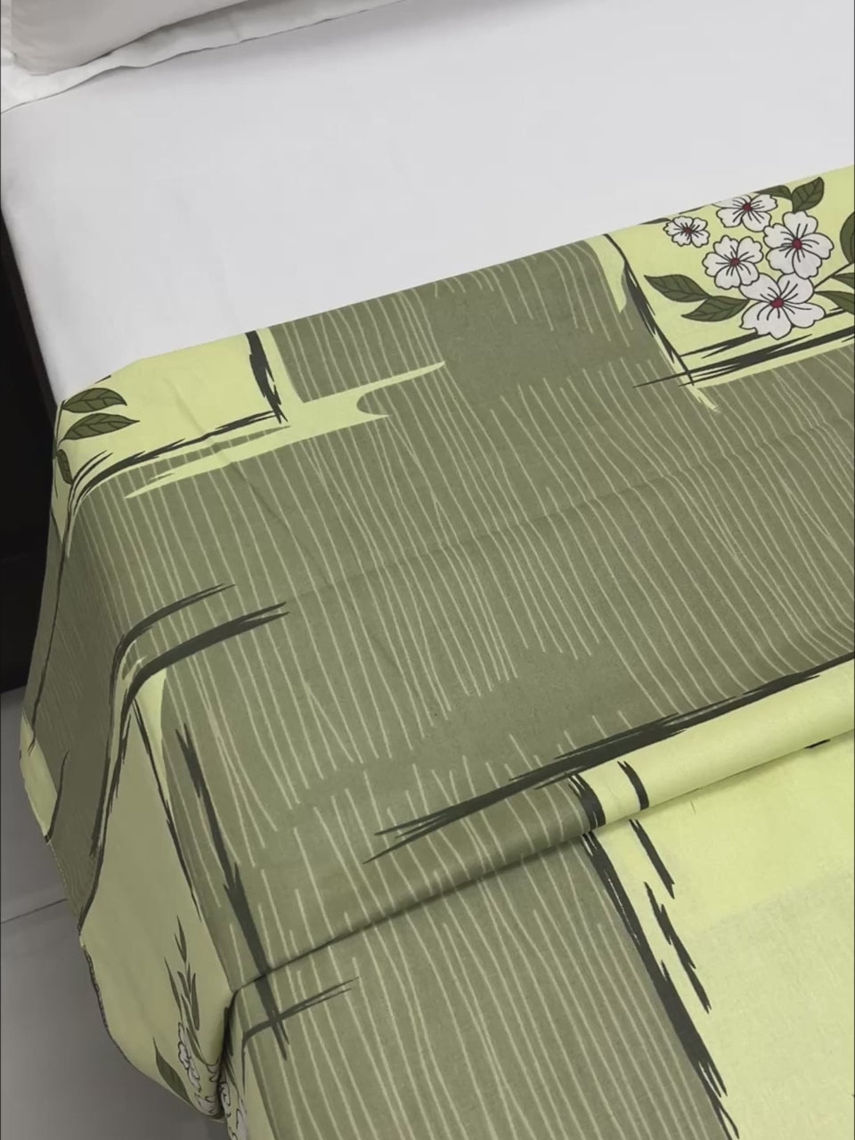 A-4720 - Pure Cotton 180 TC King Size Duvet Cover / Razaai Cover / Quilt Cover / Dohar Cover (223X243) for Double Bed Size with Heavy Zipper