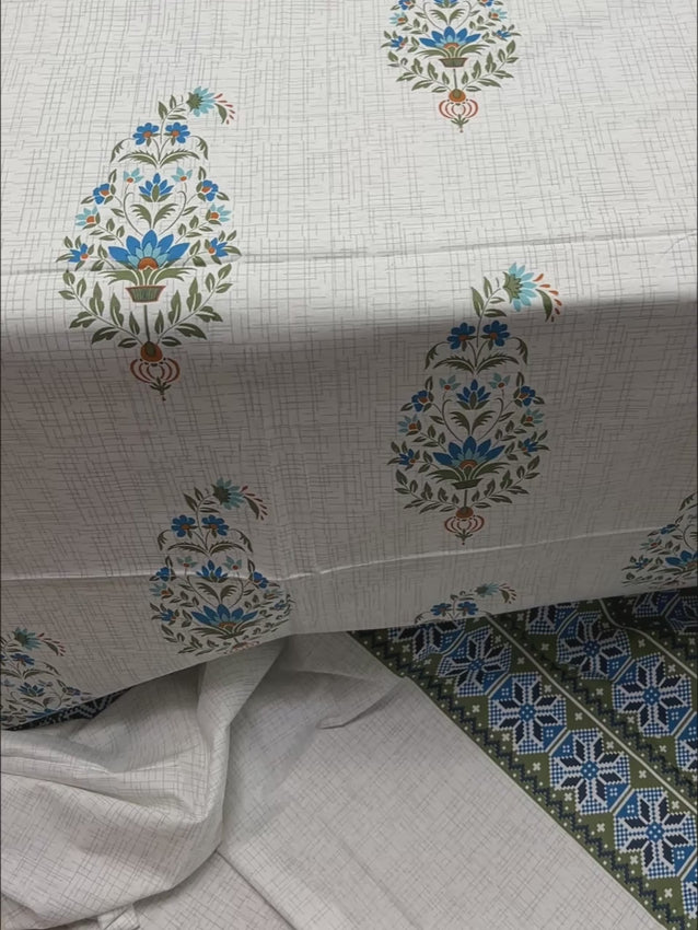 Pure Decor Pure Cotton King Size Double Bedsheet