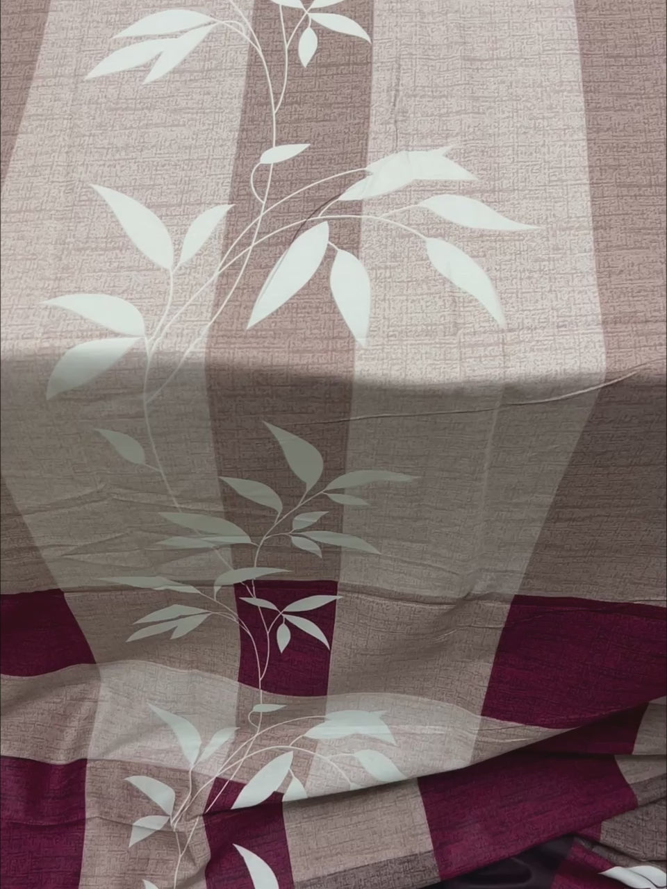 A-4559 - Pure Cotton 180 TC King Size Double Bedsheet (274X274) with Two Pillow Covers (50X76)
