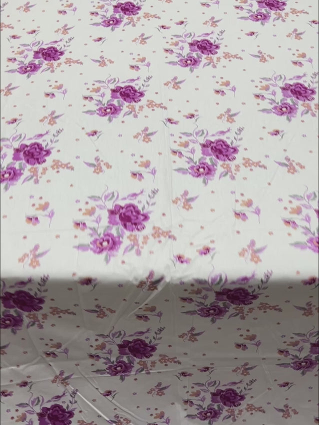 Pure Decor Pure Cotton King Size Double Bedsheet