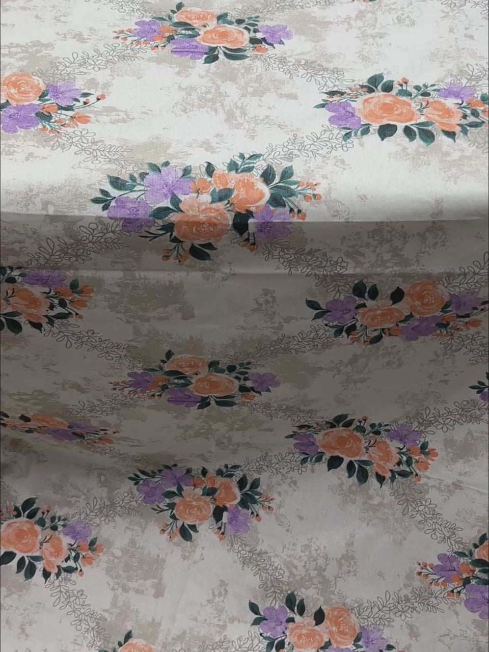 Pure Decor Pure Cotton Queen Size Double Bedsheet