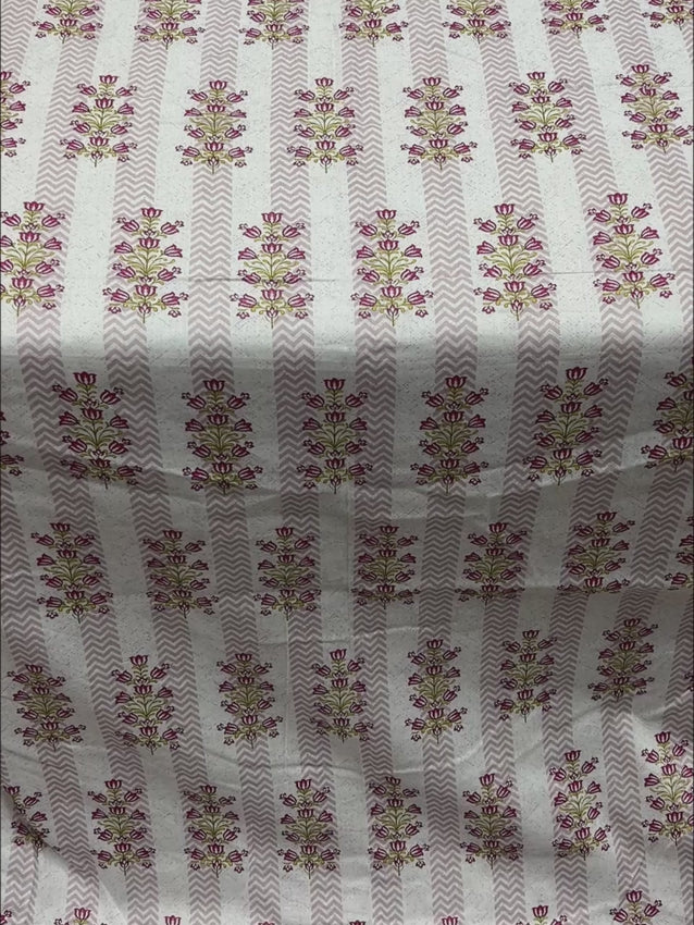 Pure Decor Pure Cotton Single Bed Reversible Dohar
