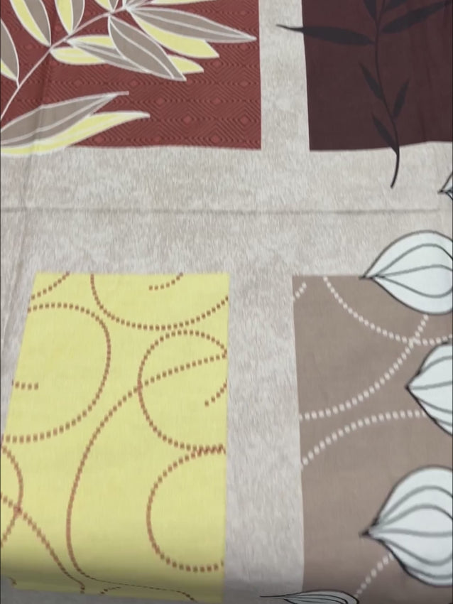 Pure Decor Pure Cotton Queen Size Double Bedsheet