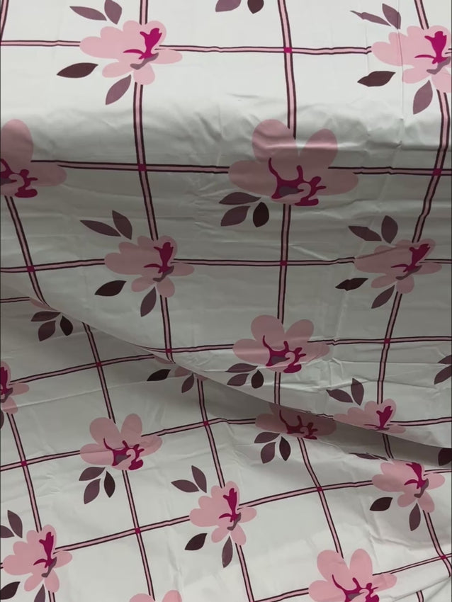 Pure Decor Polycotton Queen Size Double Bedsheet