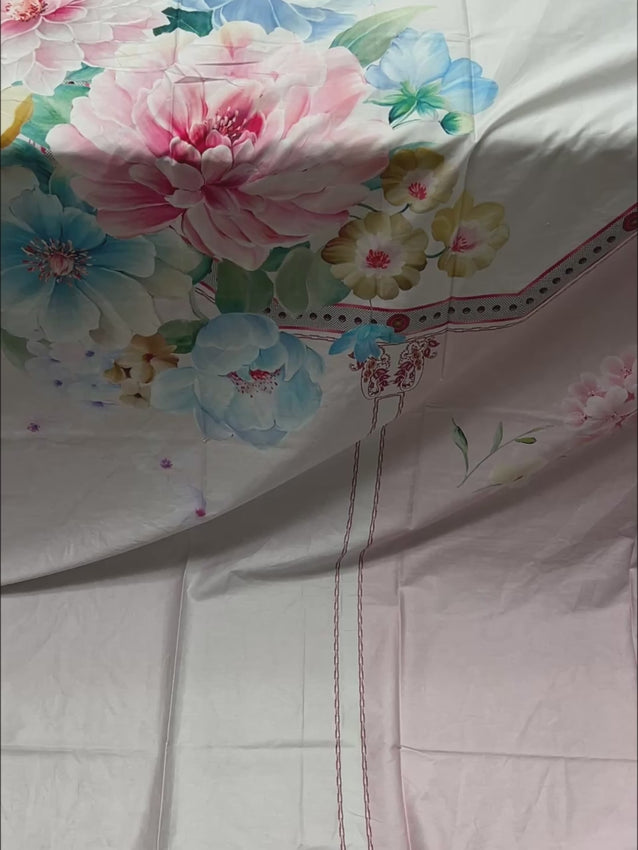 Pure Decor Pure Cotton King Size Double Bedsheet