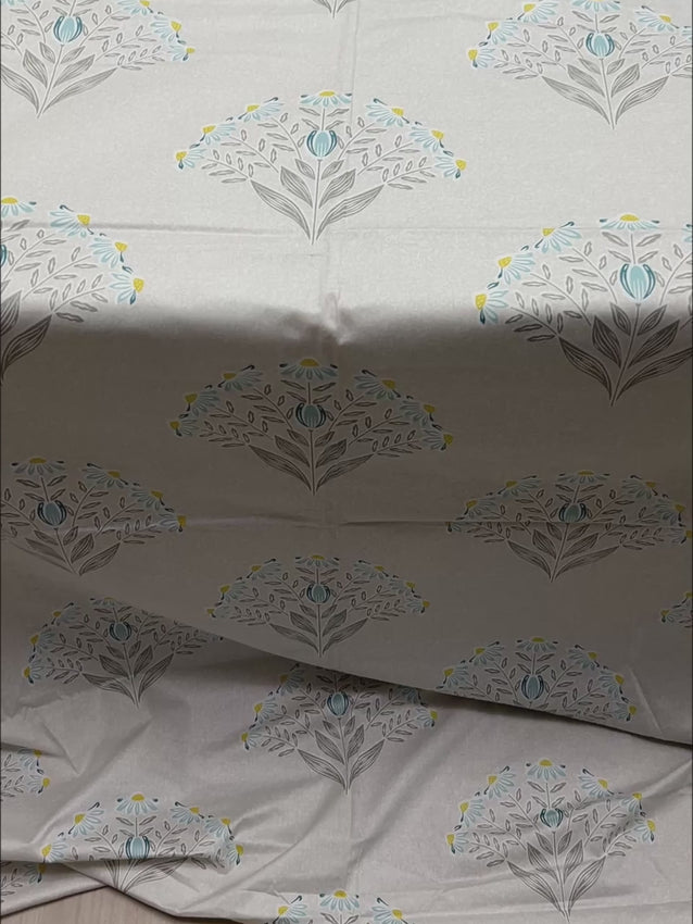 Pure Decor Pure Cotton Queen Size Double Bedsheet