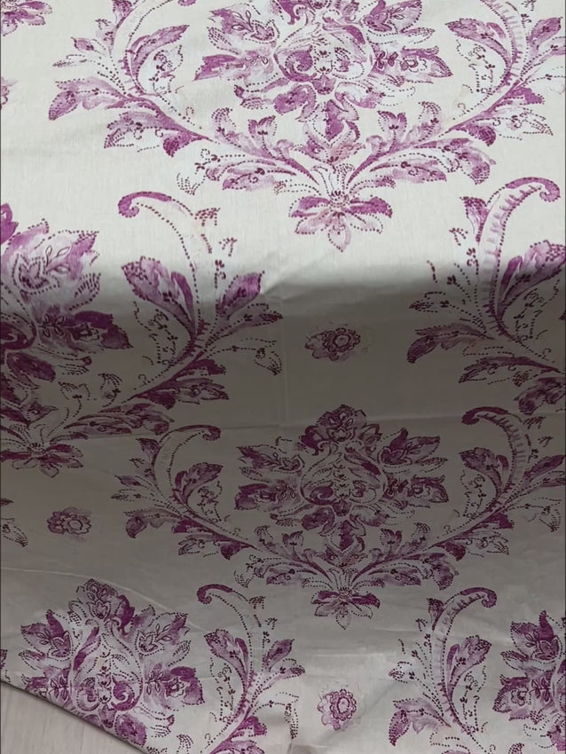 Pure Decor Pure Cotton Queen Size Double Bedsheet