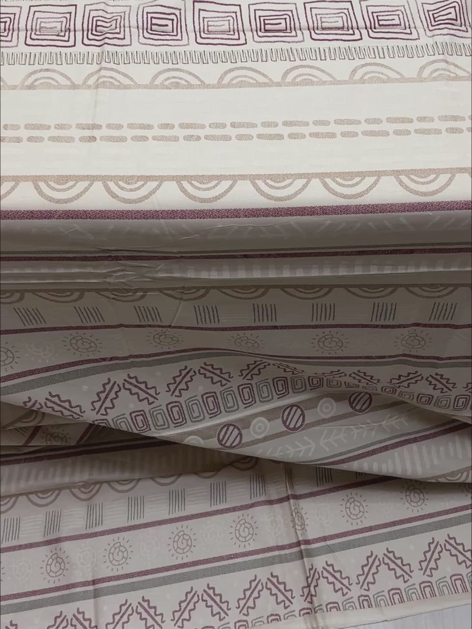 A-4767 - Pure Cotton 210 TC King Size Double Bedsheet (274X274) with Two Pillow Covers (50X76)