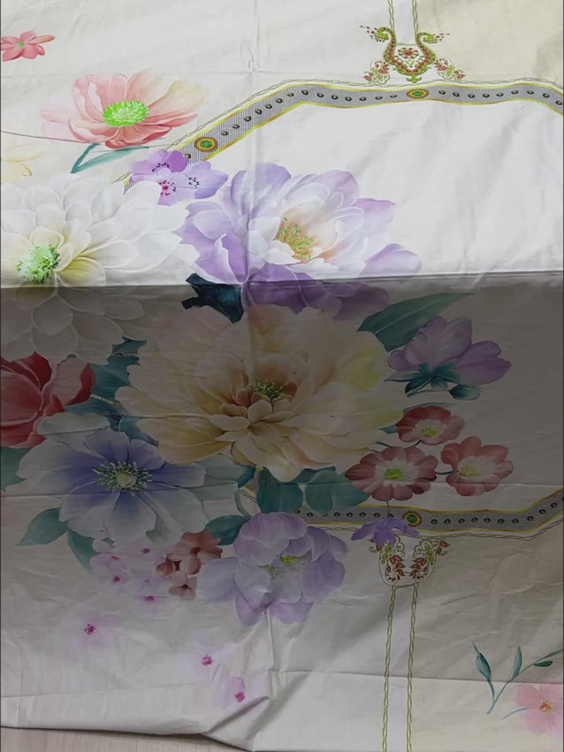 Pure Decor Pure Cotton King Size Double Bedsheet