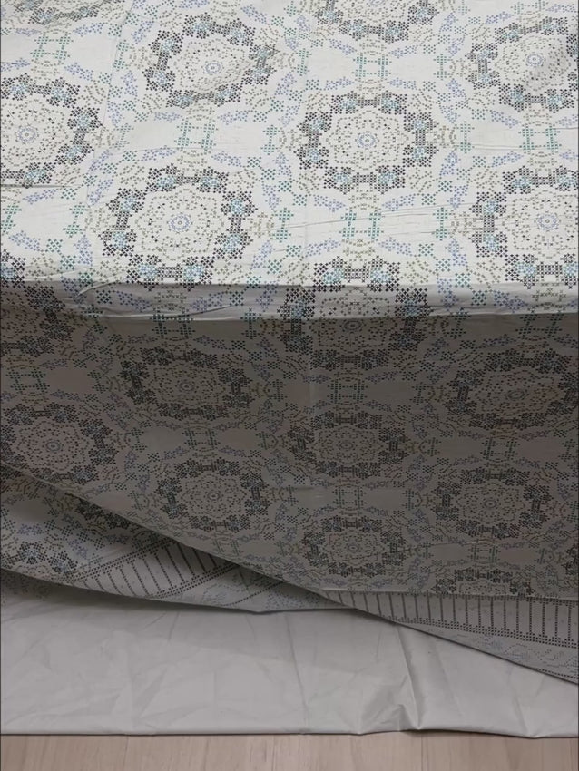 Pure Decor Pure Cotton Queen Size Double Bedsheet