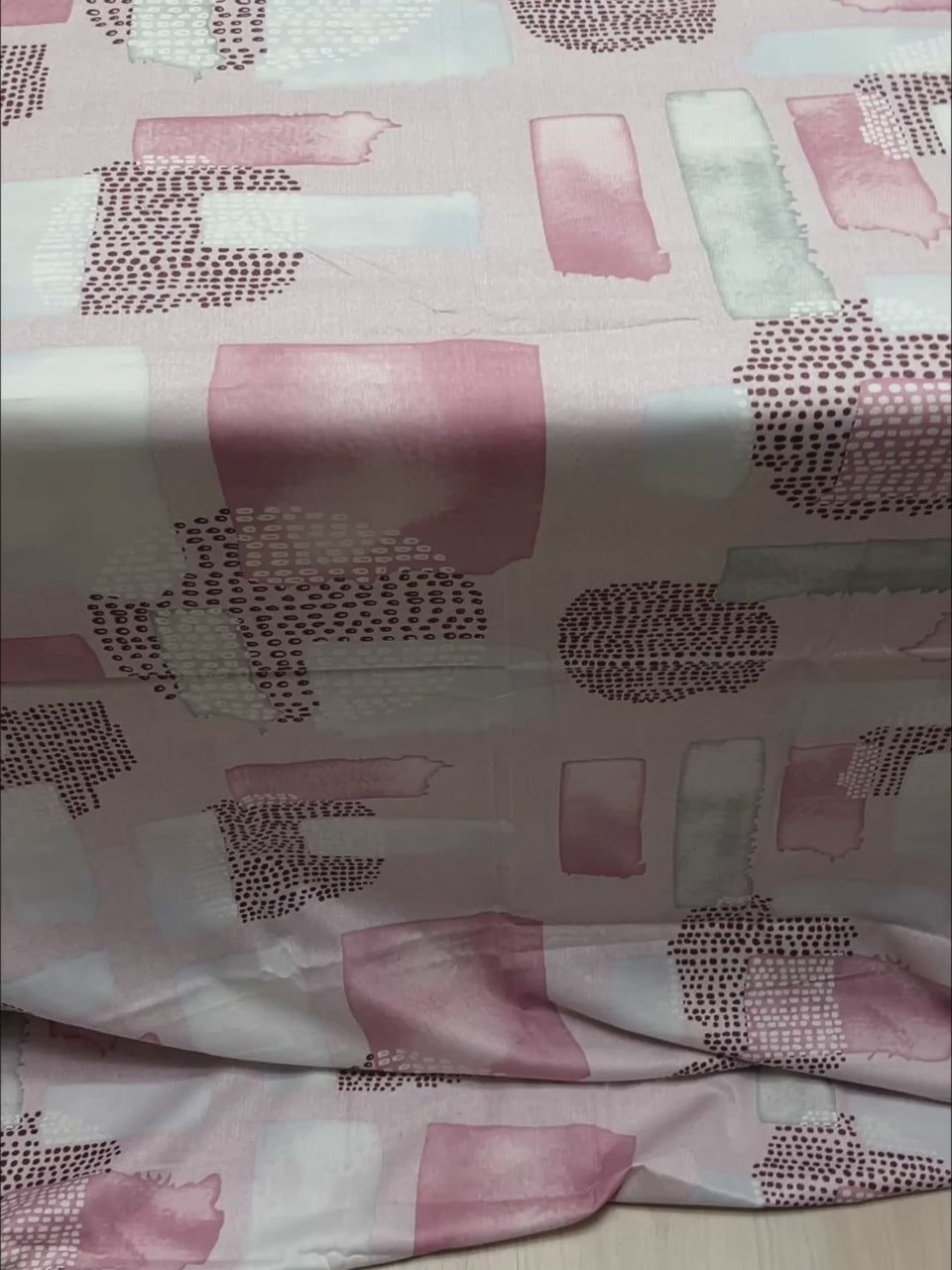 A-4820 - Pure Cotton 250 TC Queen Size Double Bedsheet (228X254) with Two Pillow Covers (43X68)
