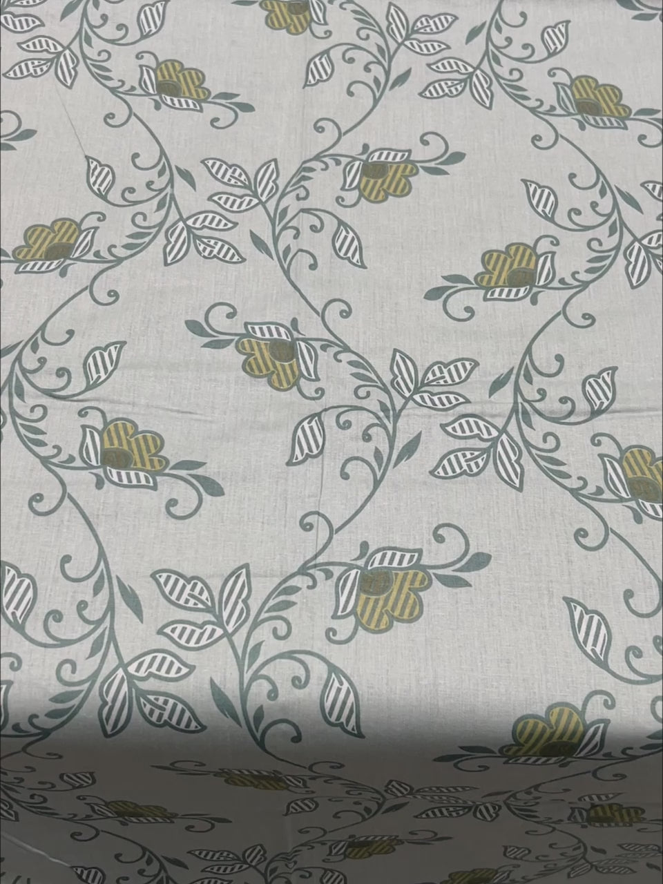 A-4288 - Pure Cotton 210 TC King Size Double Bedsheet (274X274) with Two Pillow Covers (50X76)