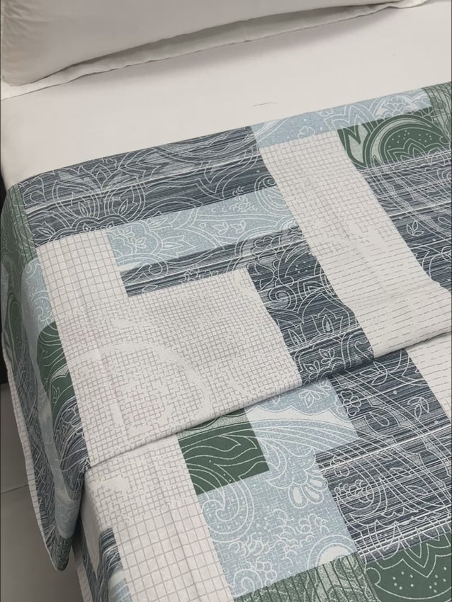Pure Decor Pure Cotton Super King Size Duvet Cover with Zipper