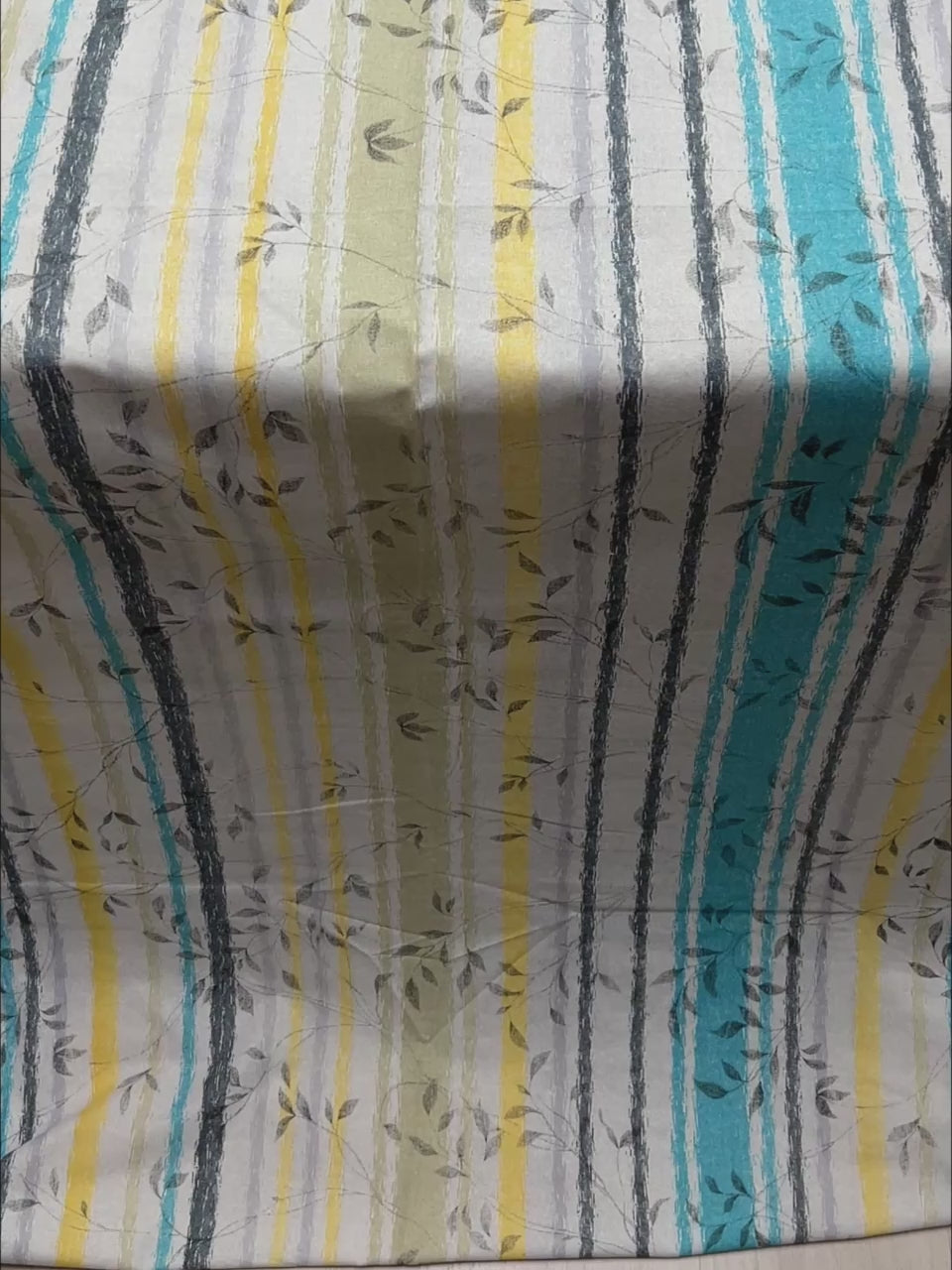 A-4950 Pure Cotton 180 TC King Size Double Bedsheet (274X274) with Two Pillow Covers (50X76)